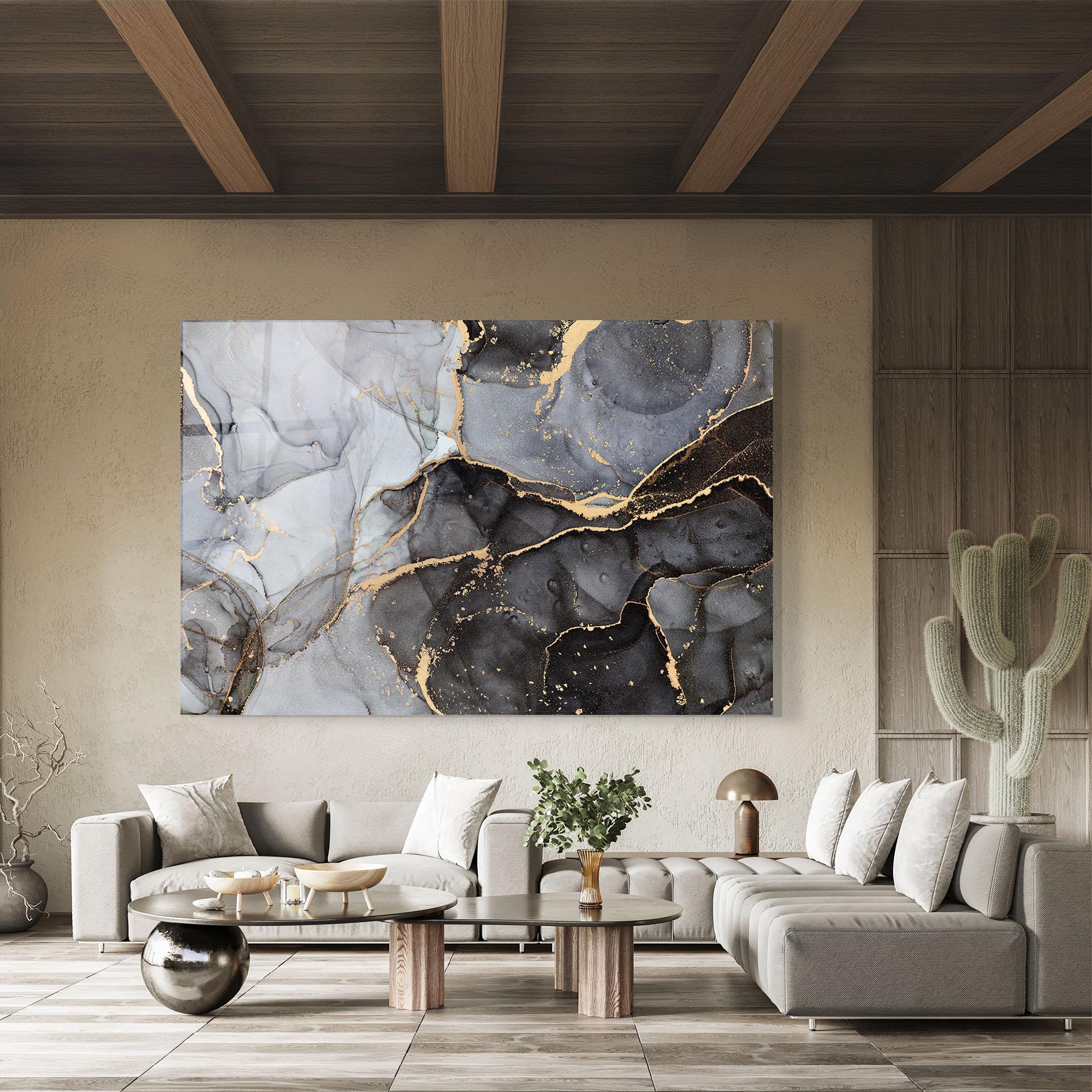 Стъклена картина Abstract Marble mockup 8