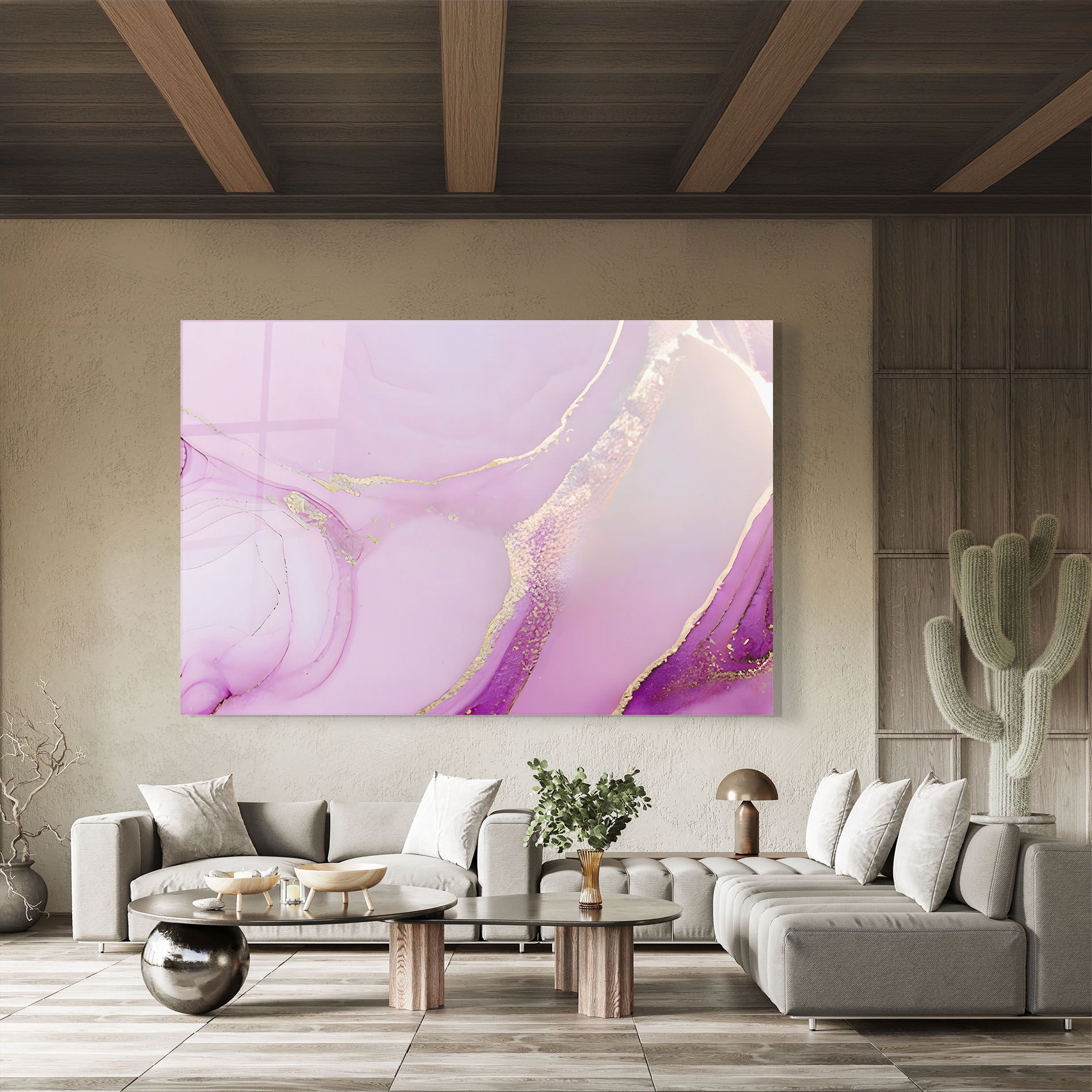 Golden Purple Marble mockup 8