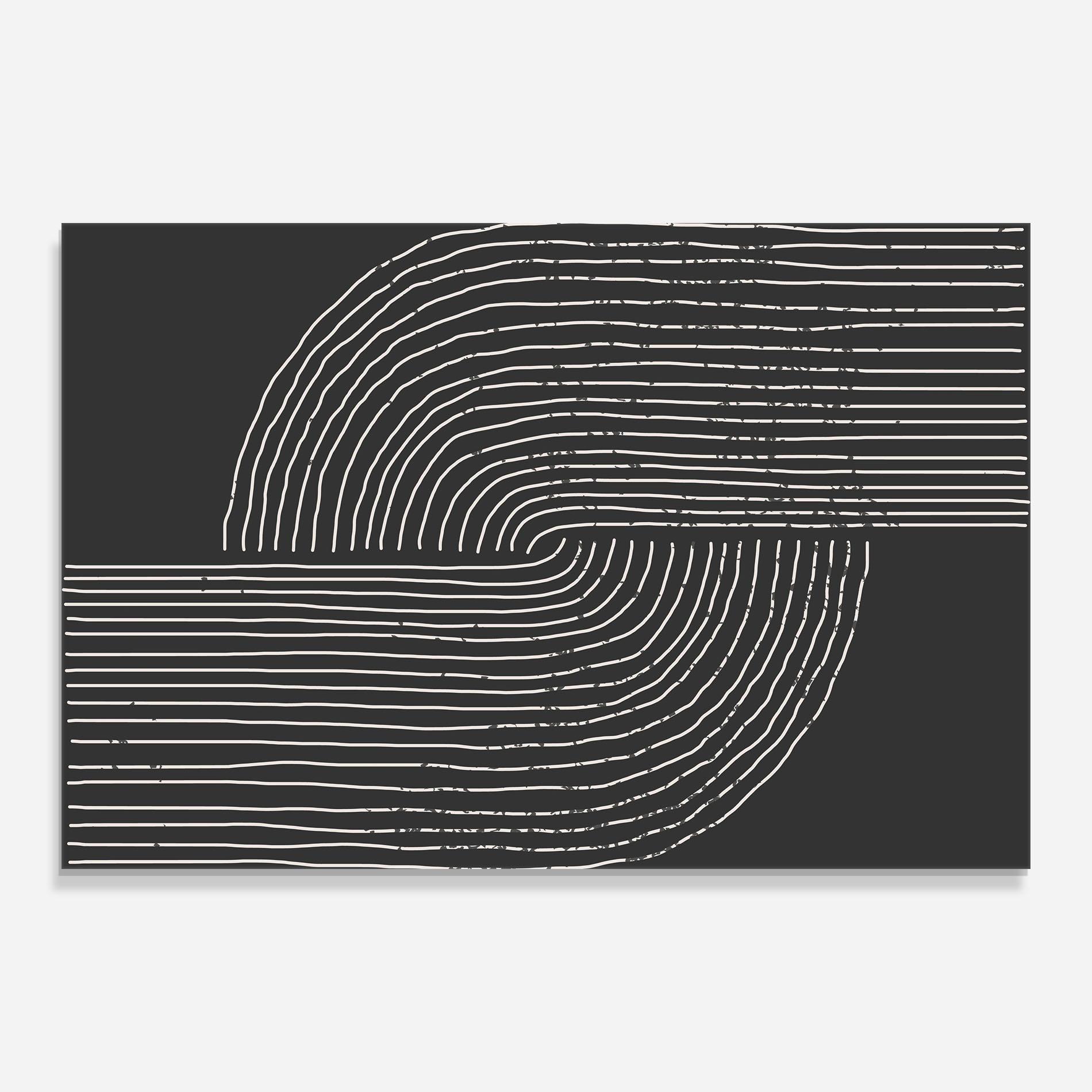 Стъклена картина Minimalist Circle mockup 0