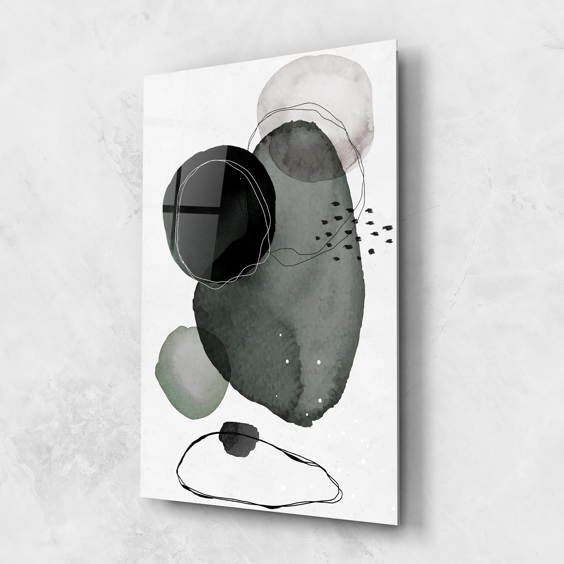 Green Watercolor mockup 1