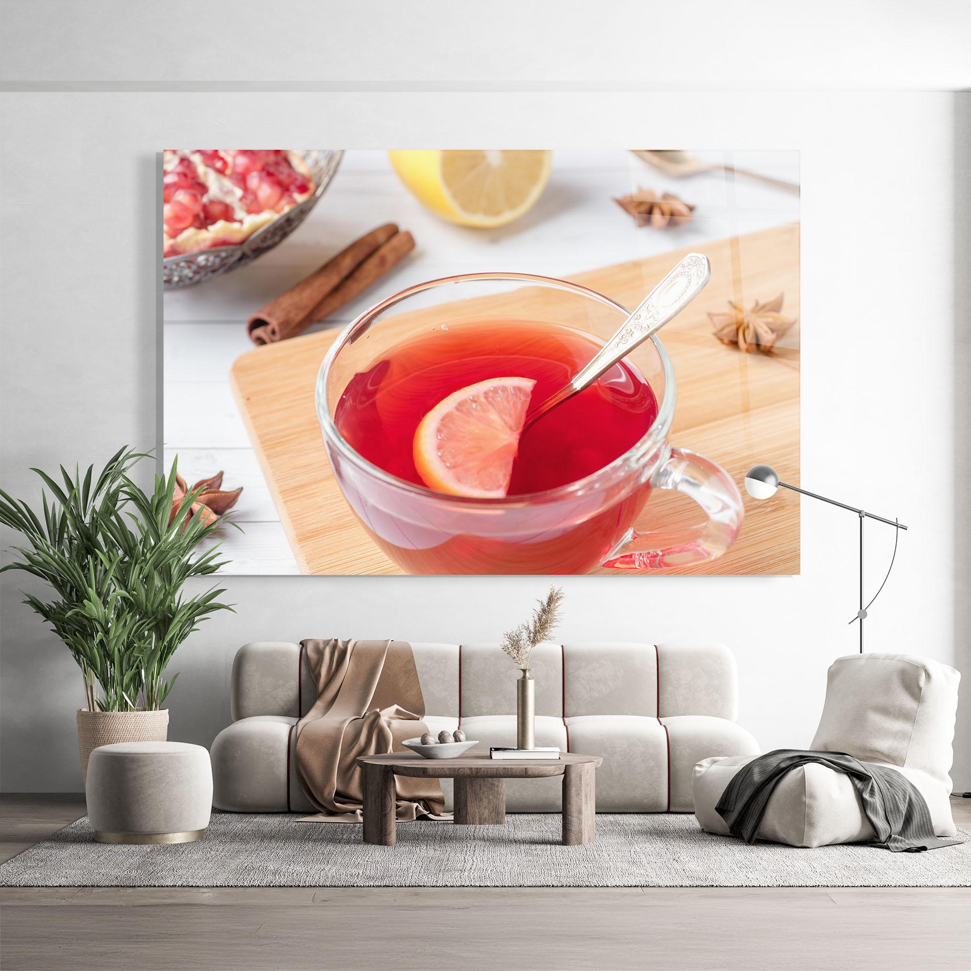 Стъклена картина Homemade Lemonade mockup 9