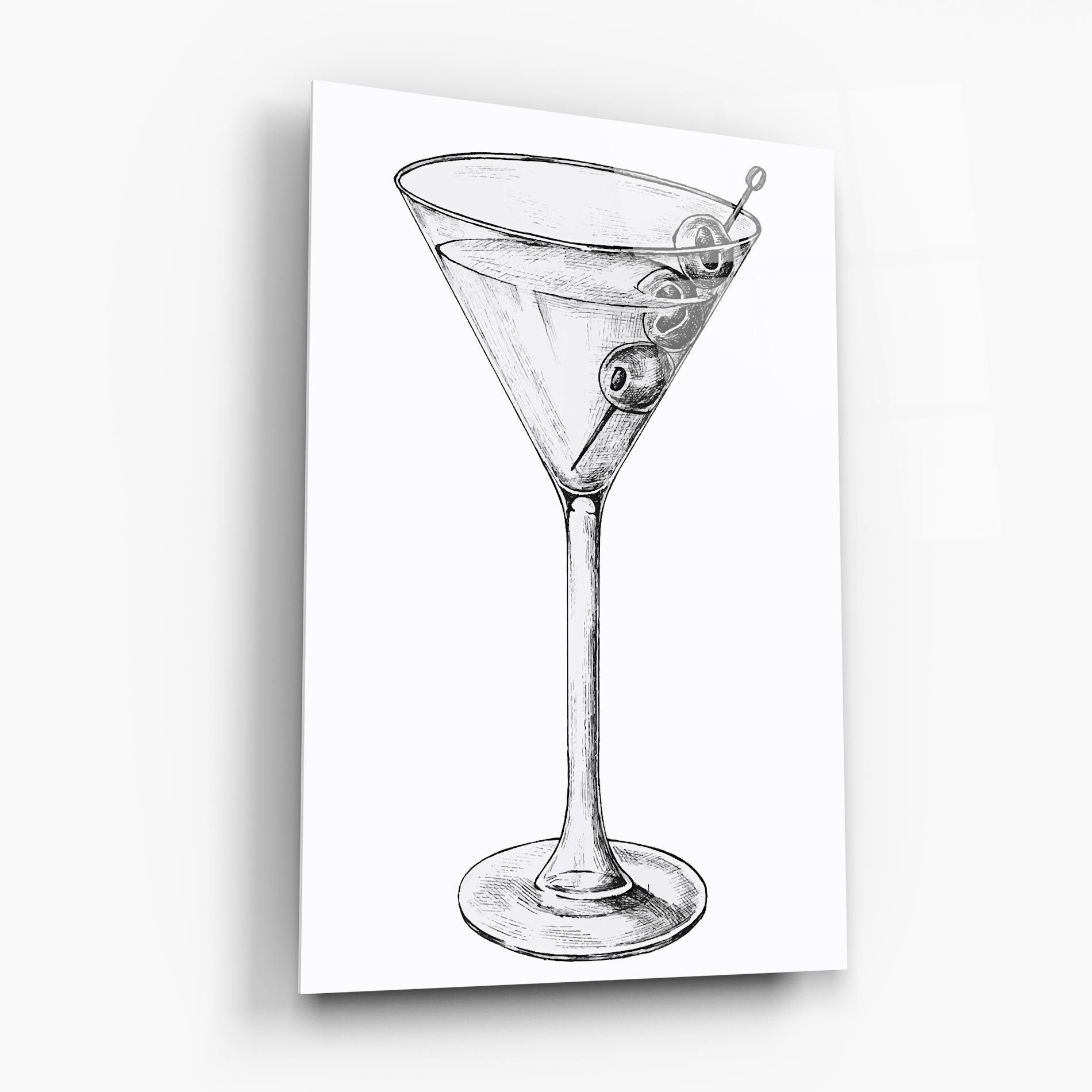 Hand Drawn Glass mockup 6