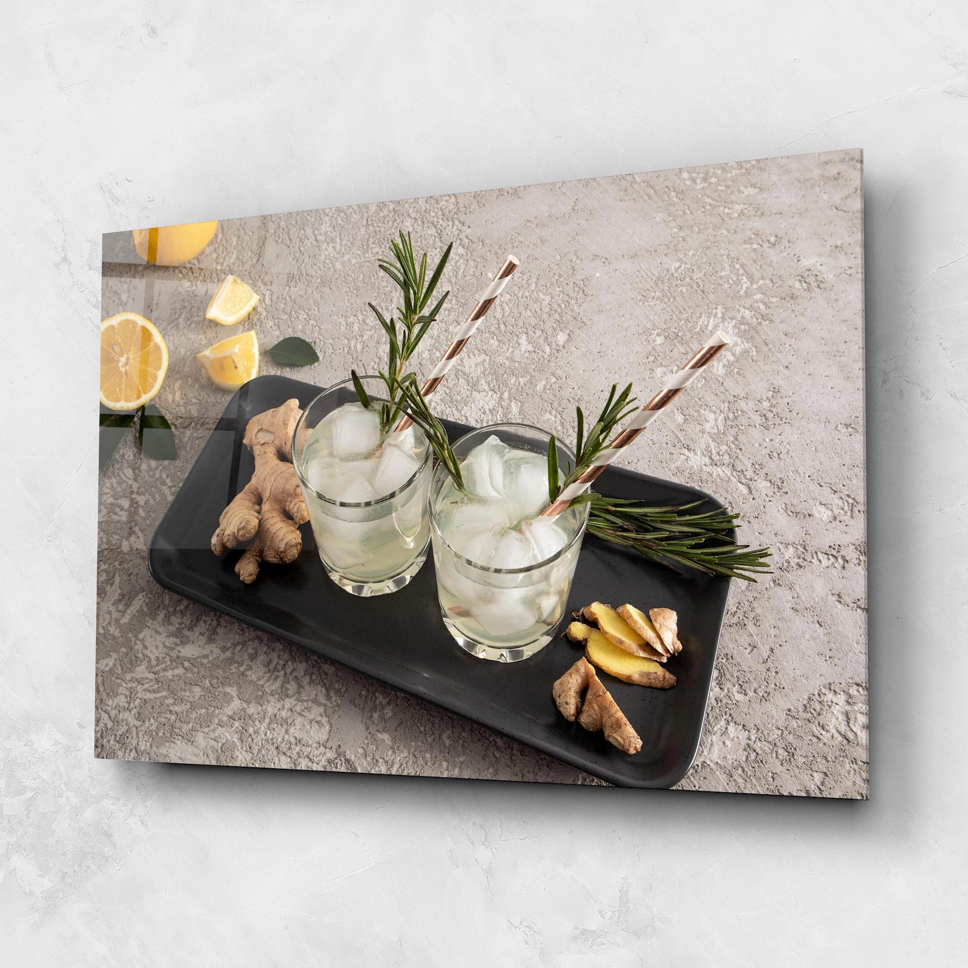 Ginger Lemonade Drink mockup 1