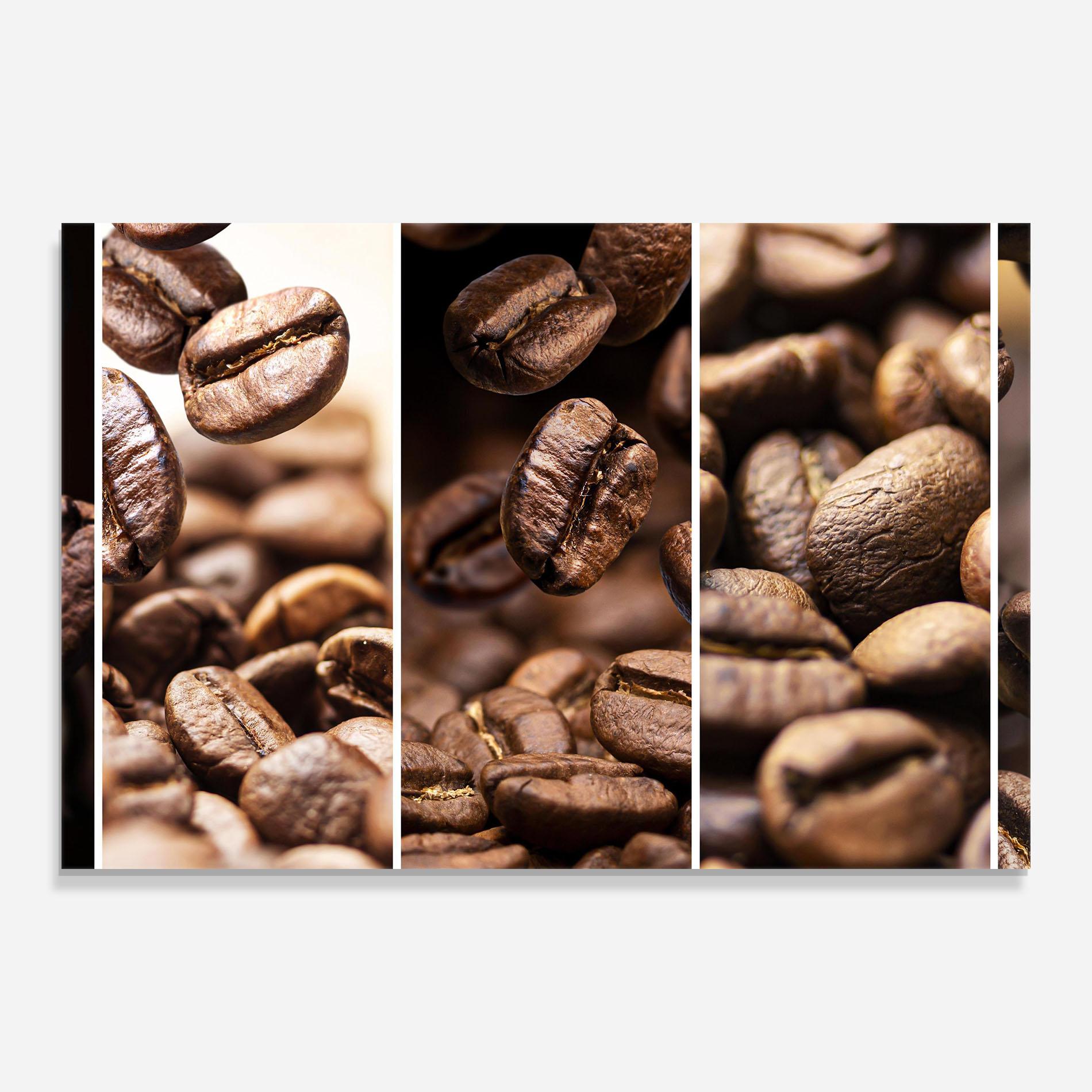 Стъклена картина Coffee Collage mockup 0