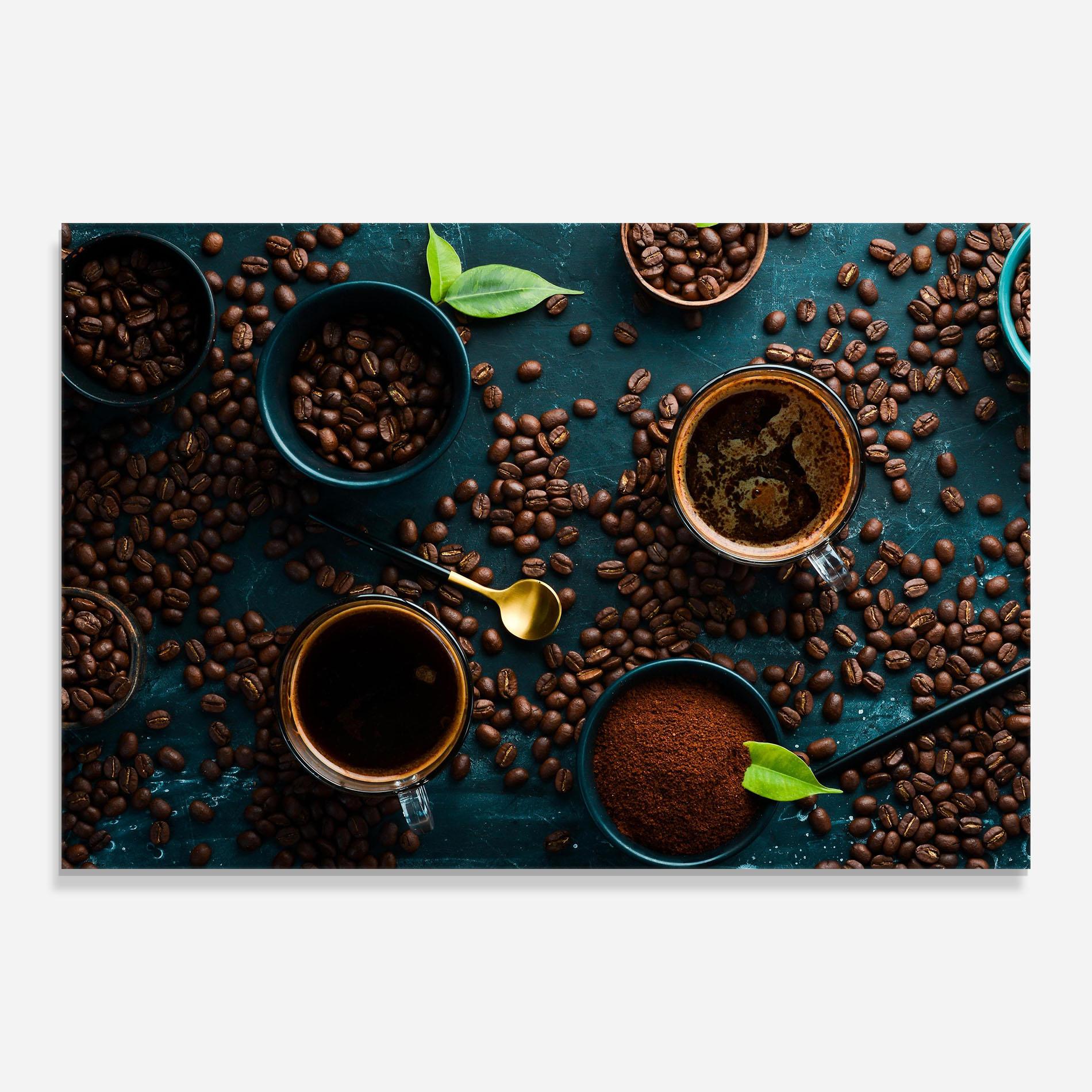 Стъклена картина Coffee Cups mockup 0