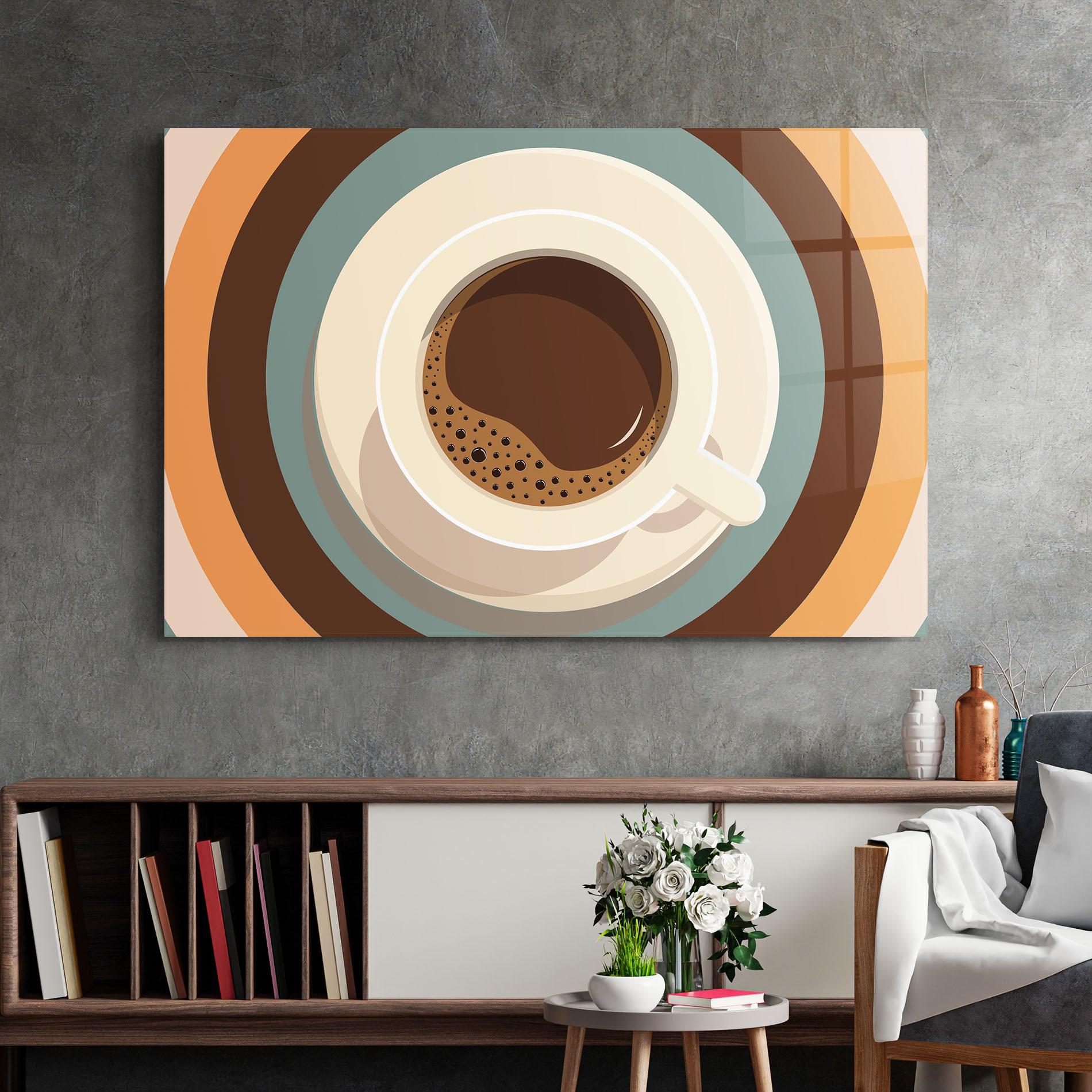 Стъклена картина Coffee Cup mockup 2