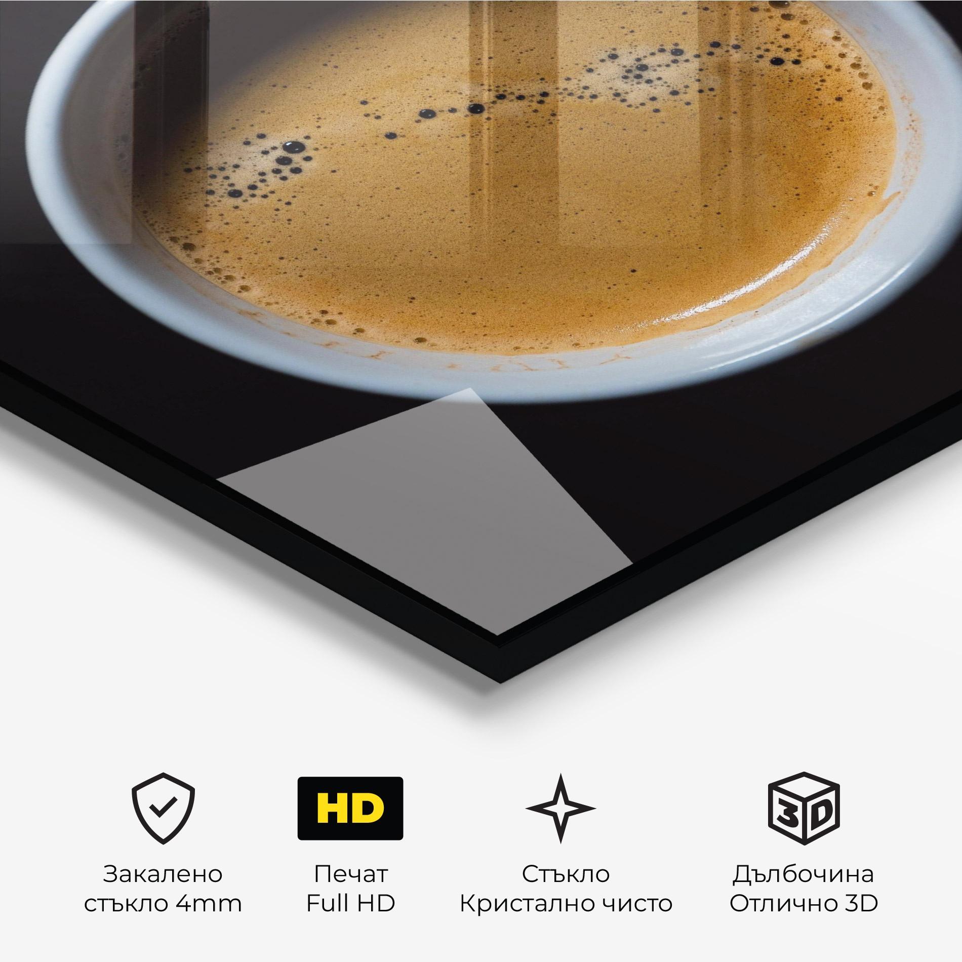 Стъклена картина Coffee mockup 3