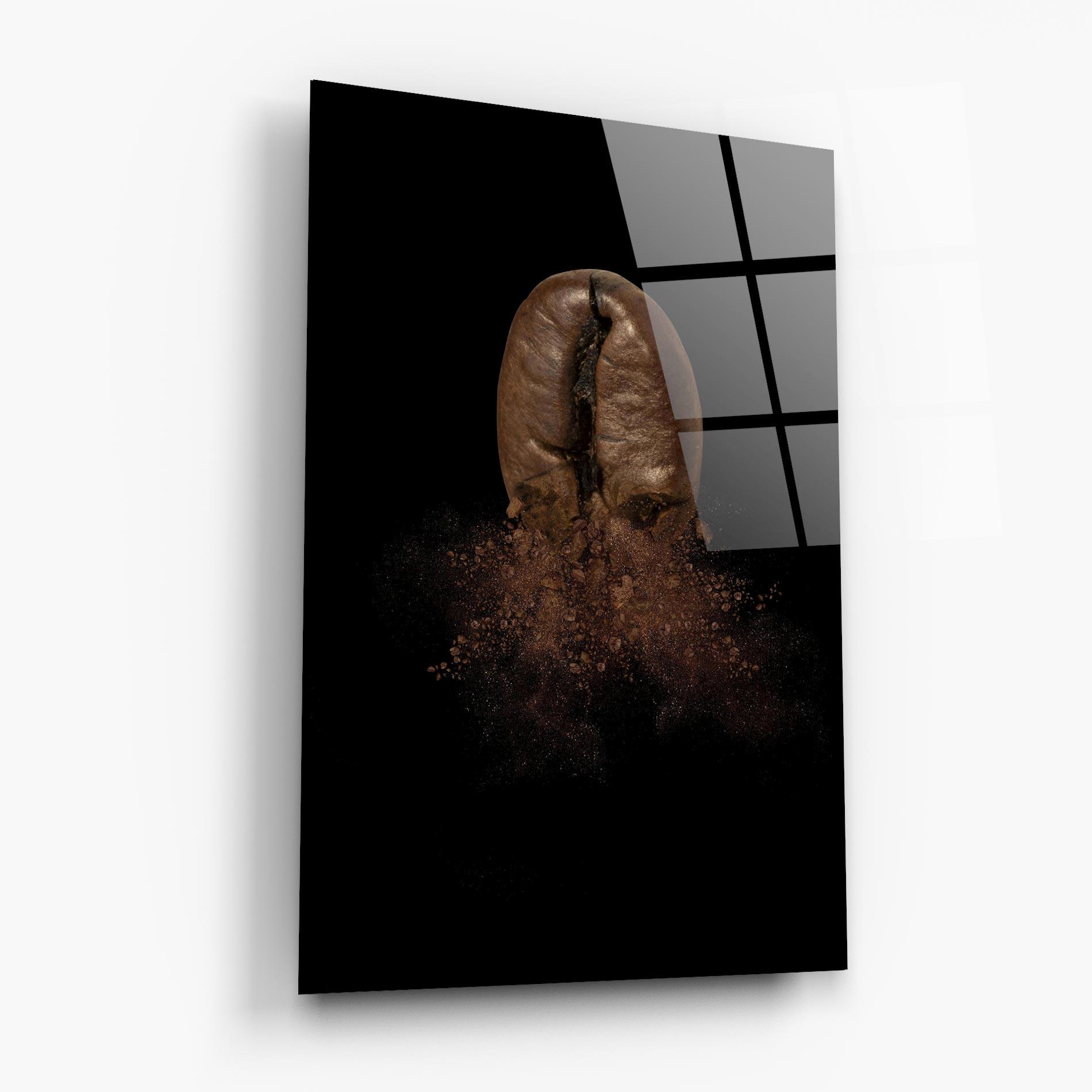 Стъклена картина Coffee Bean Explosion mockup 6