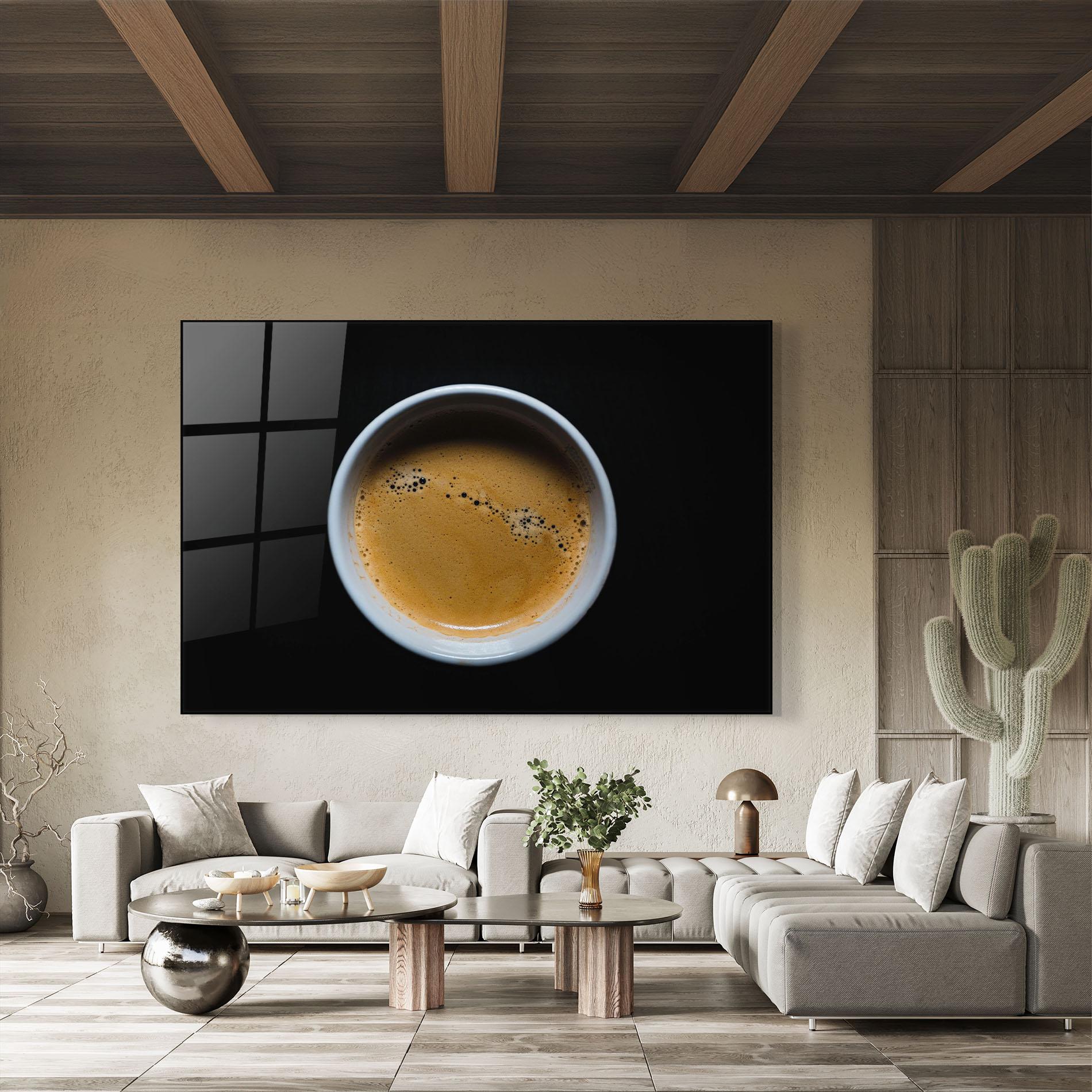 Стъклена картина Coffee mockup 8