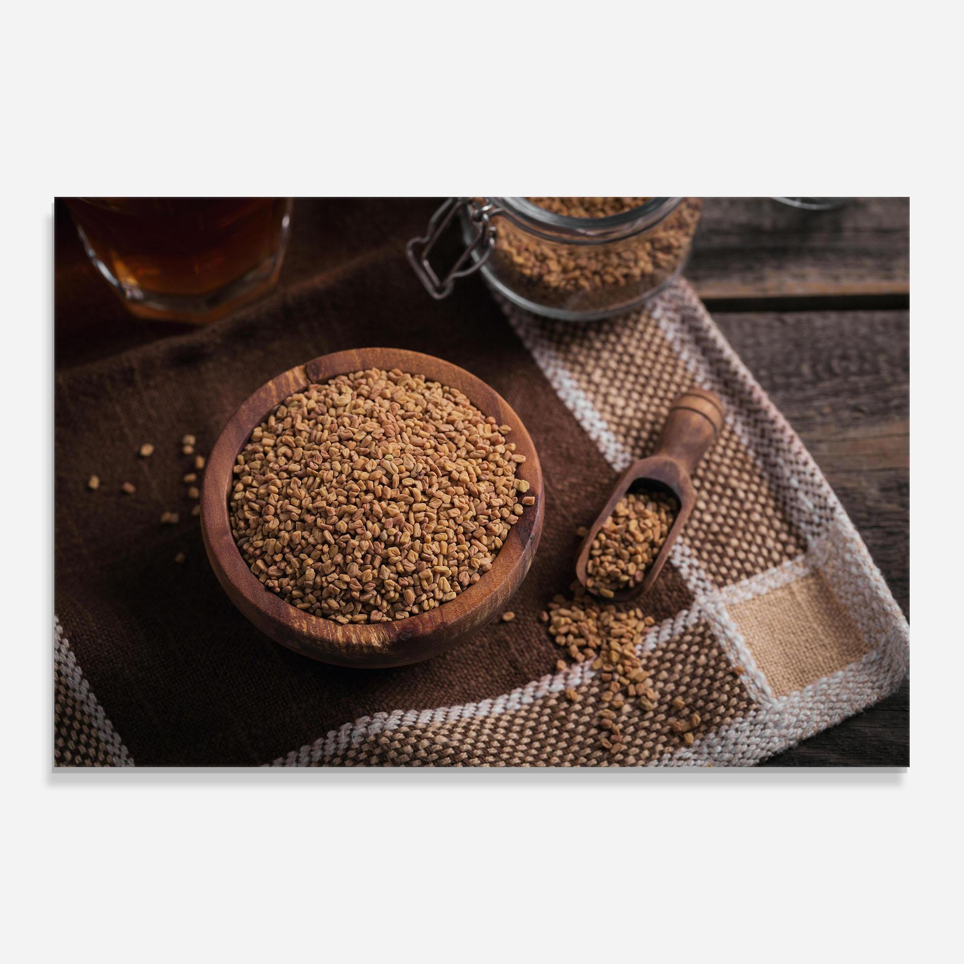 Стъклена картина Dry Seeds mockup 0