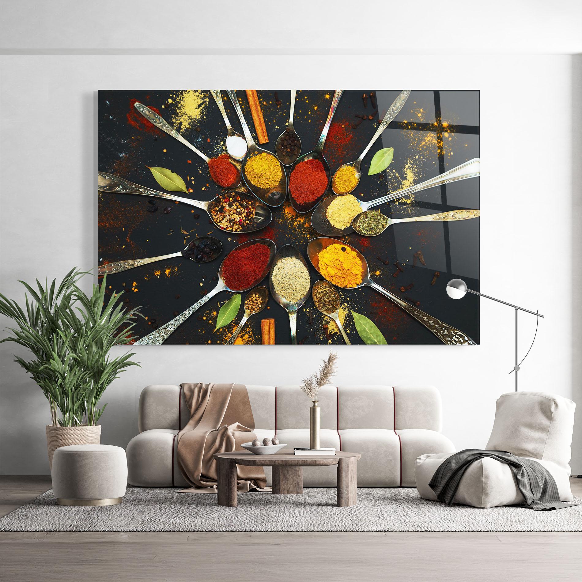 Стъклена картина Cooking Spoons mockup 9