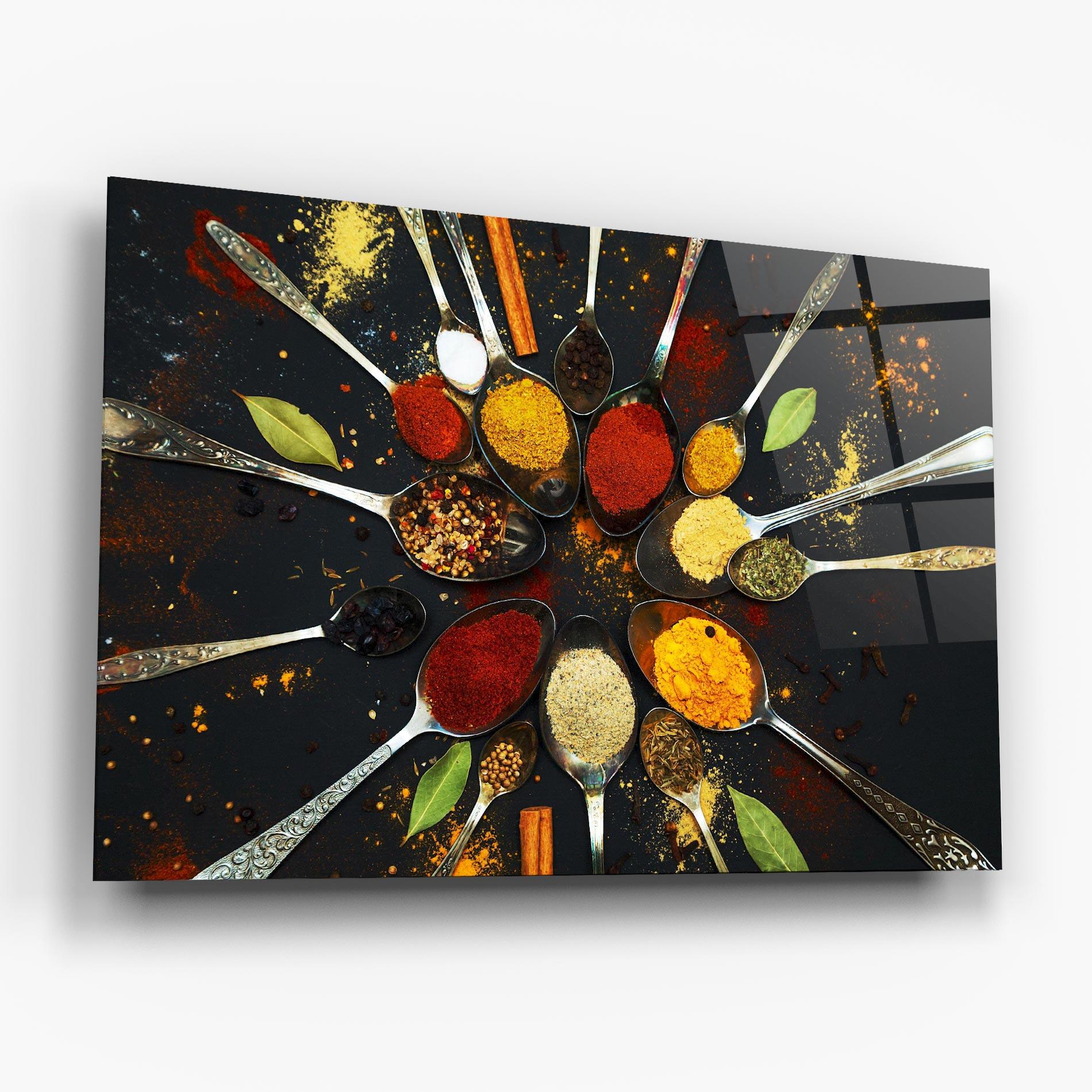 Стъклена картина Cooking Spoons mockup 6