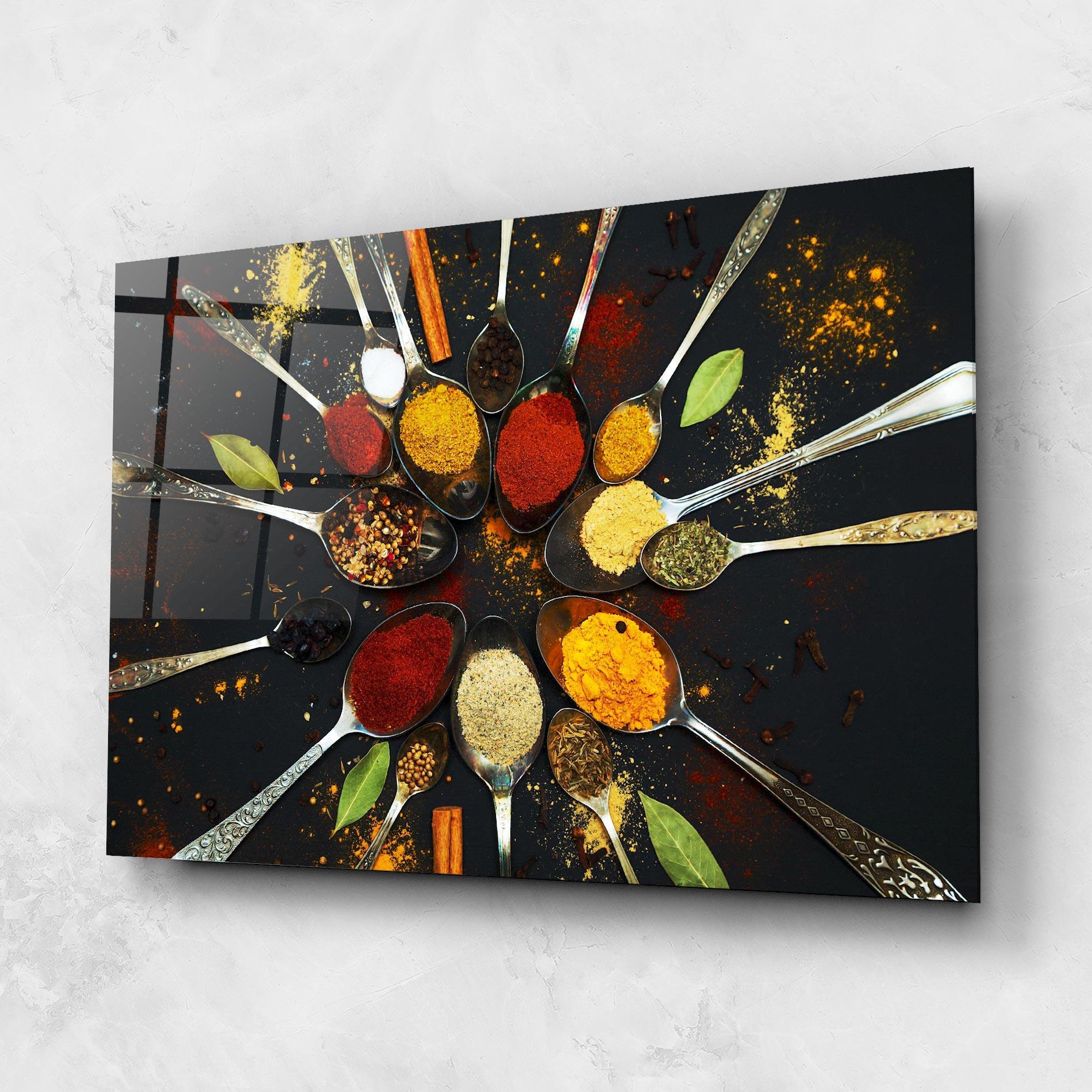 Стъклена картина Cooking Spoons mockup 1