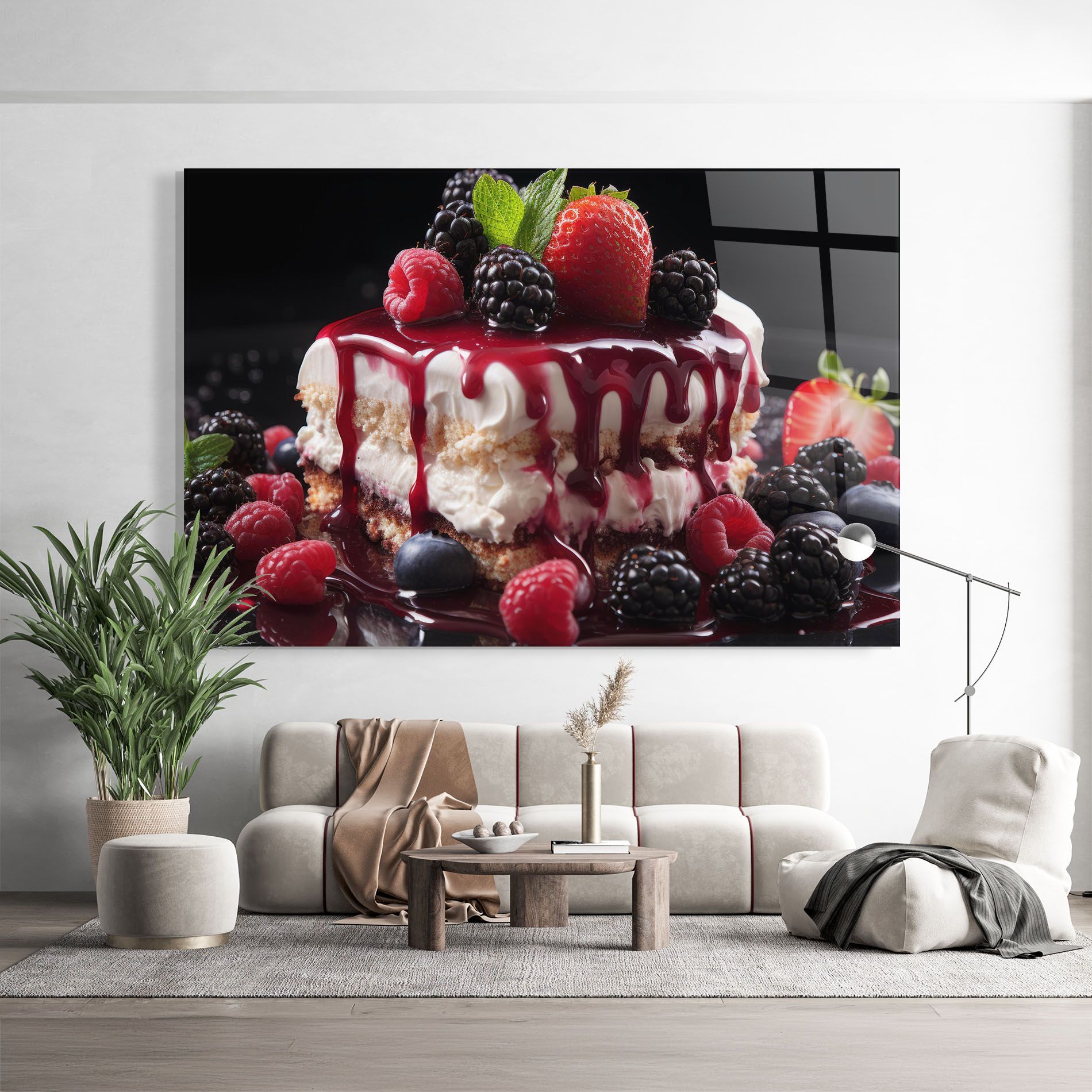 Berries Cream Dessert mockup 9