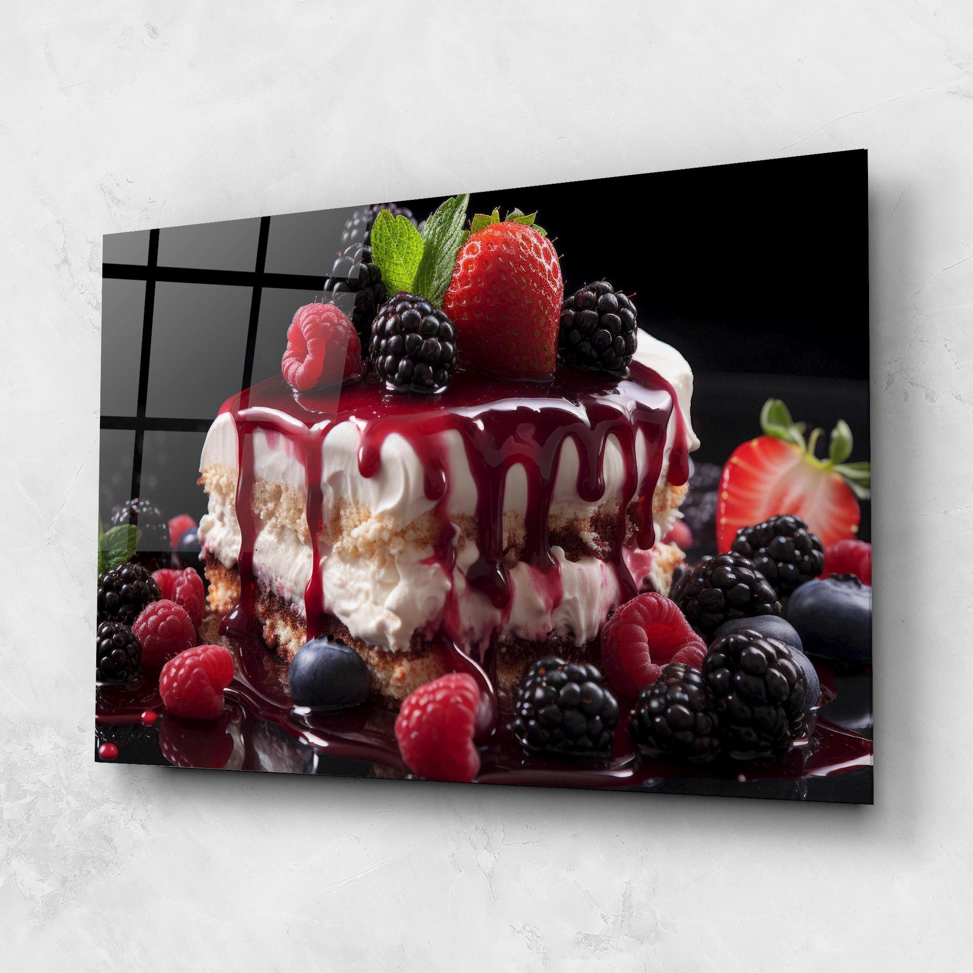Berries Cream Dessert mockup 1