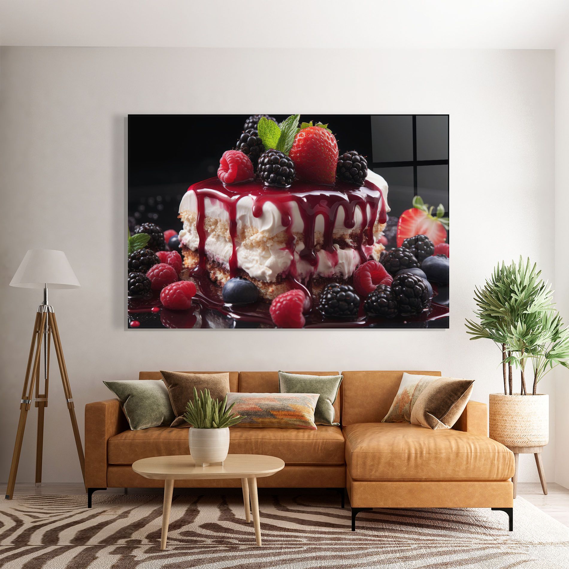 Berries Cream Dessert mockup 7