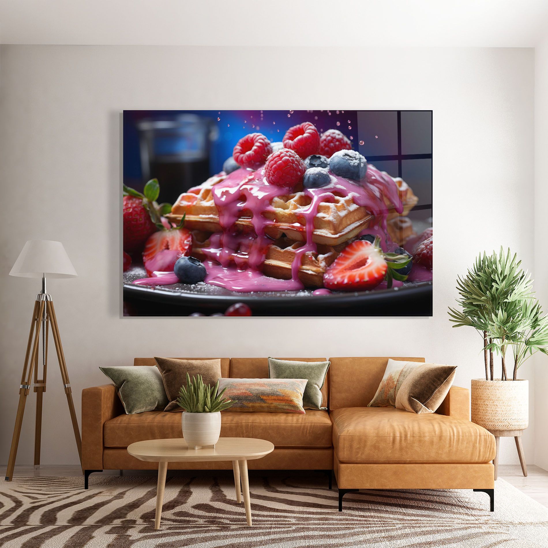 Berries Waffles mockup 7