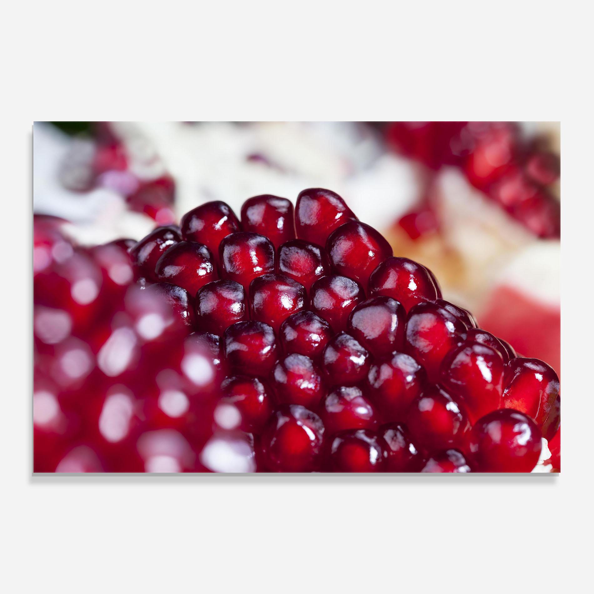 Стъклена картина Close Up Pomegranate mockup 0