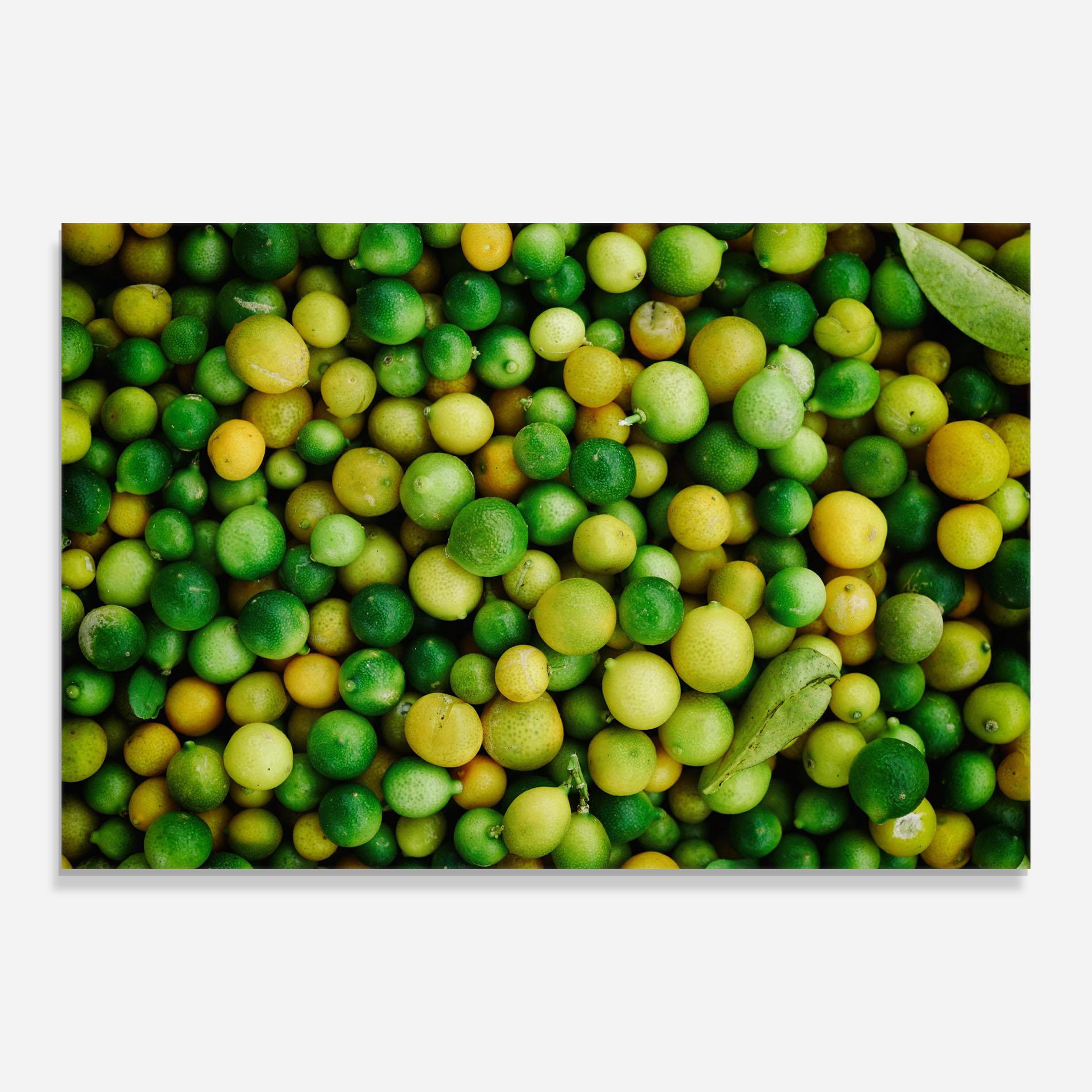 Стъклена картина Green Lime mockup 0