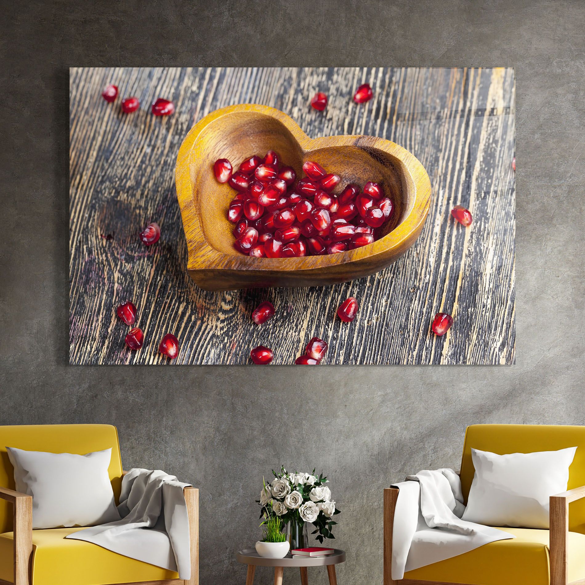 Heart Pomegranate Seeds mockup 4