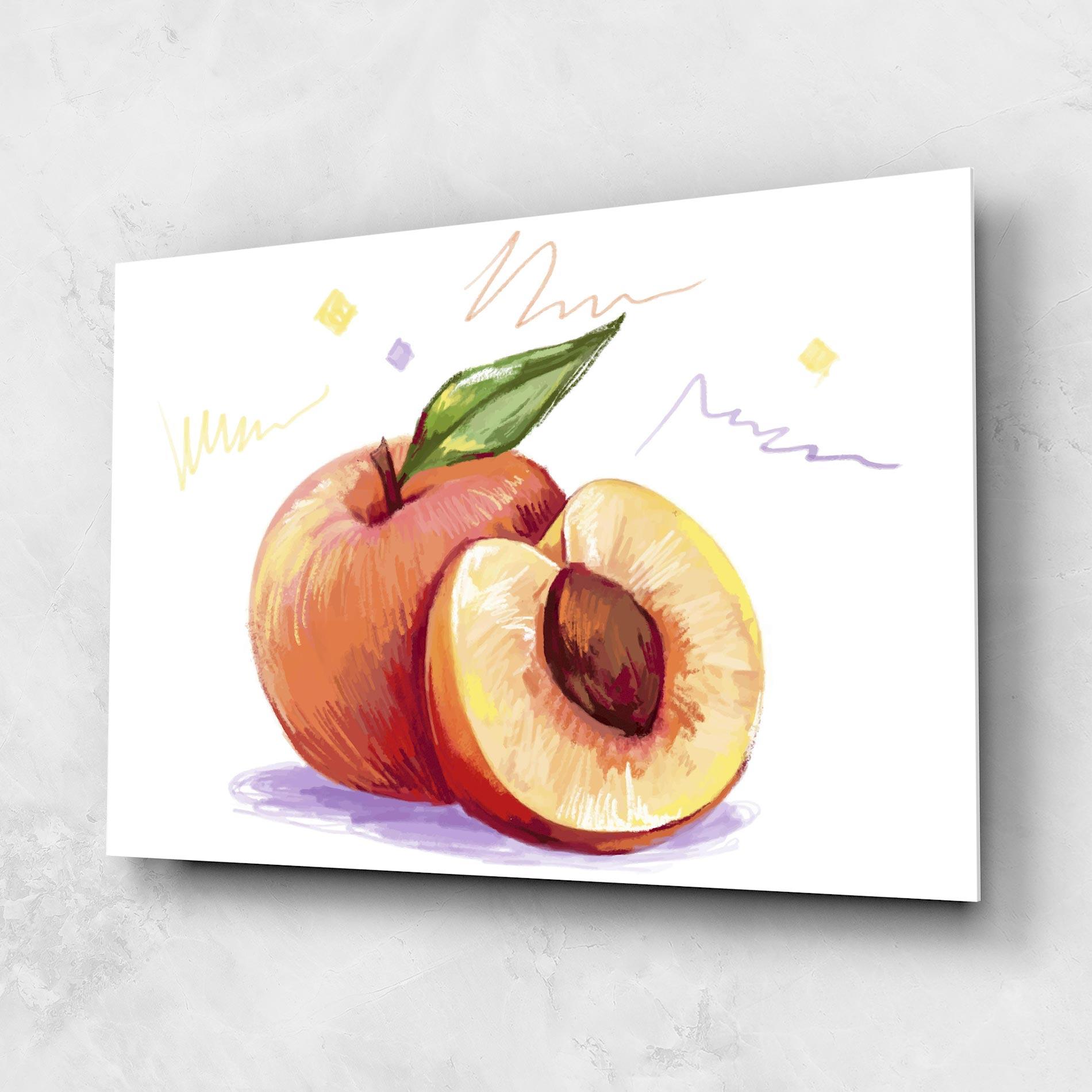 Стъклена картина Hand Drawn Fruit mockup 1