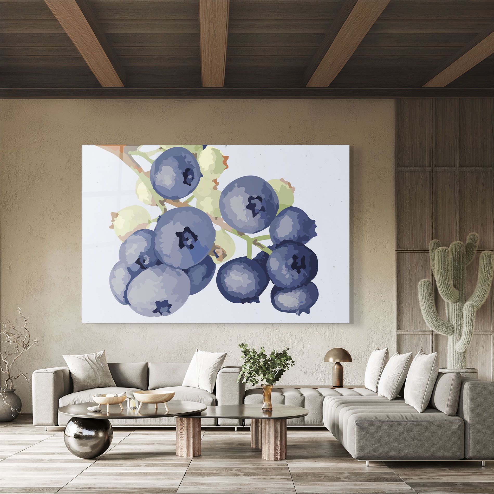 Blueberries Art mockup 8