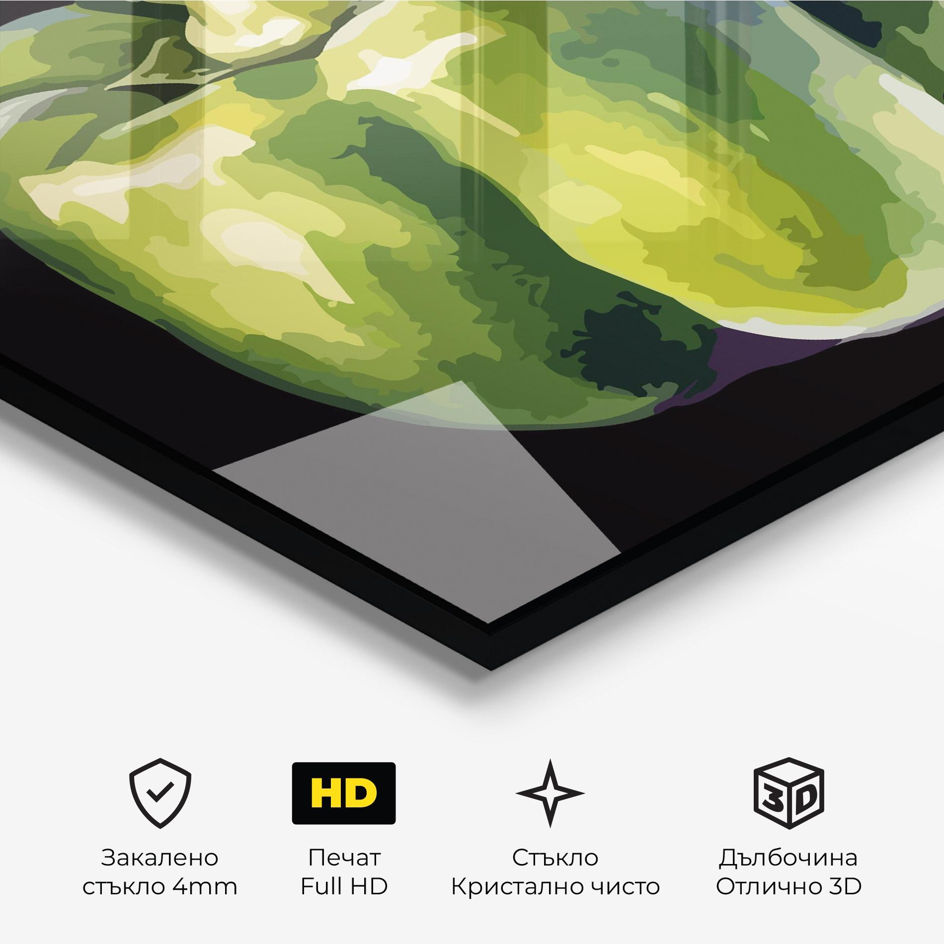 Стъклена картина Bellpepper Nice Art mockup 3