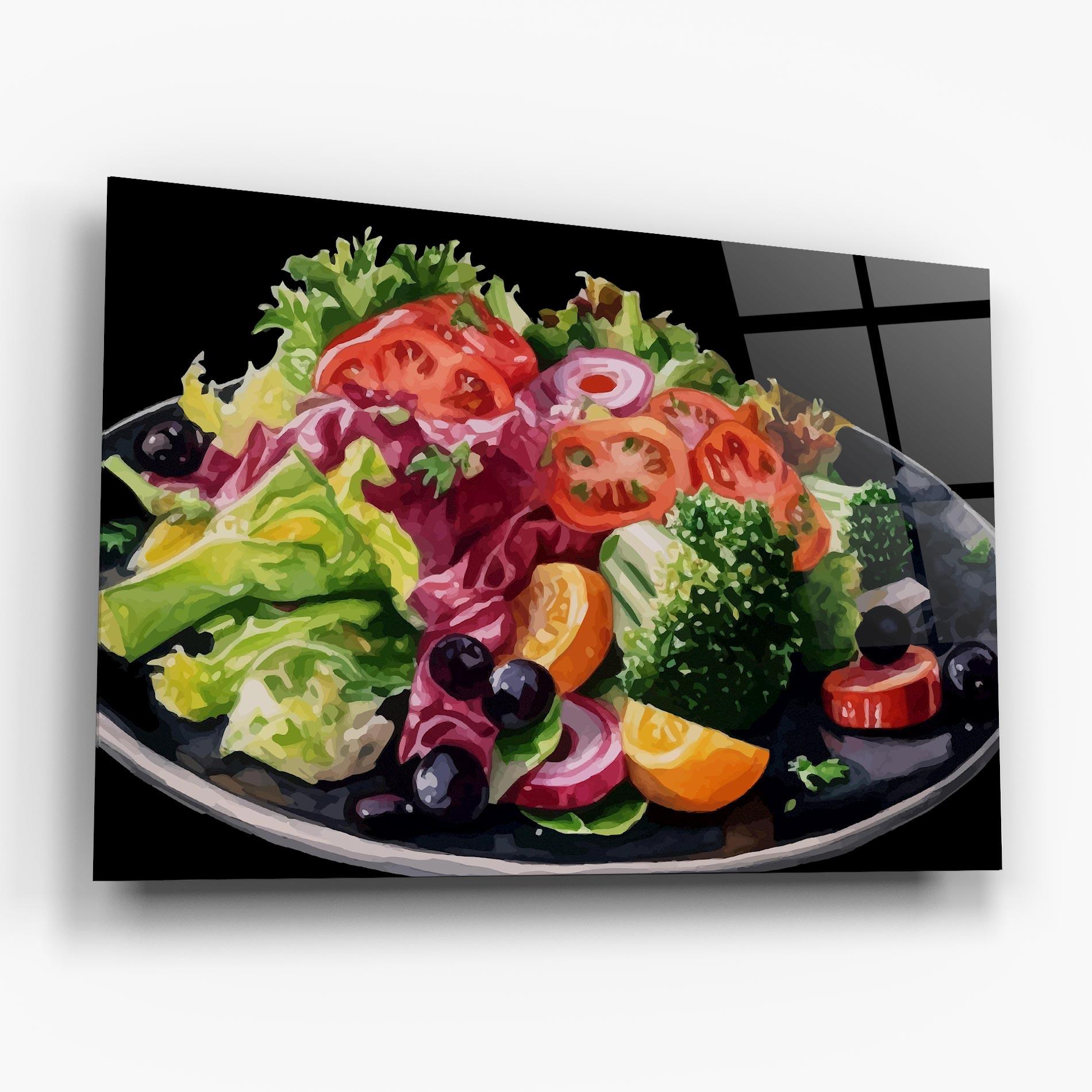 Стъклена картина Healthy Tomato Food mockup 6