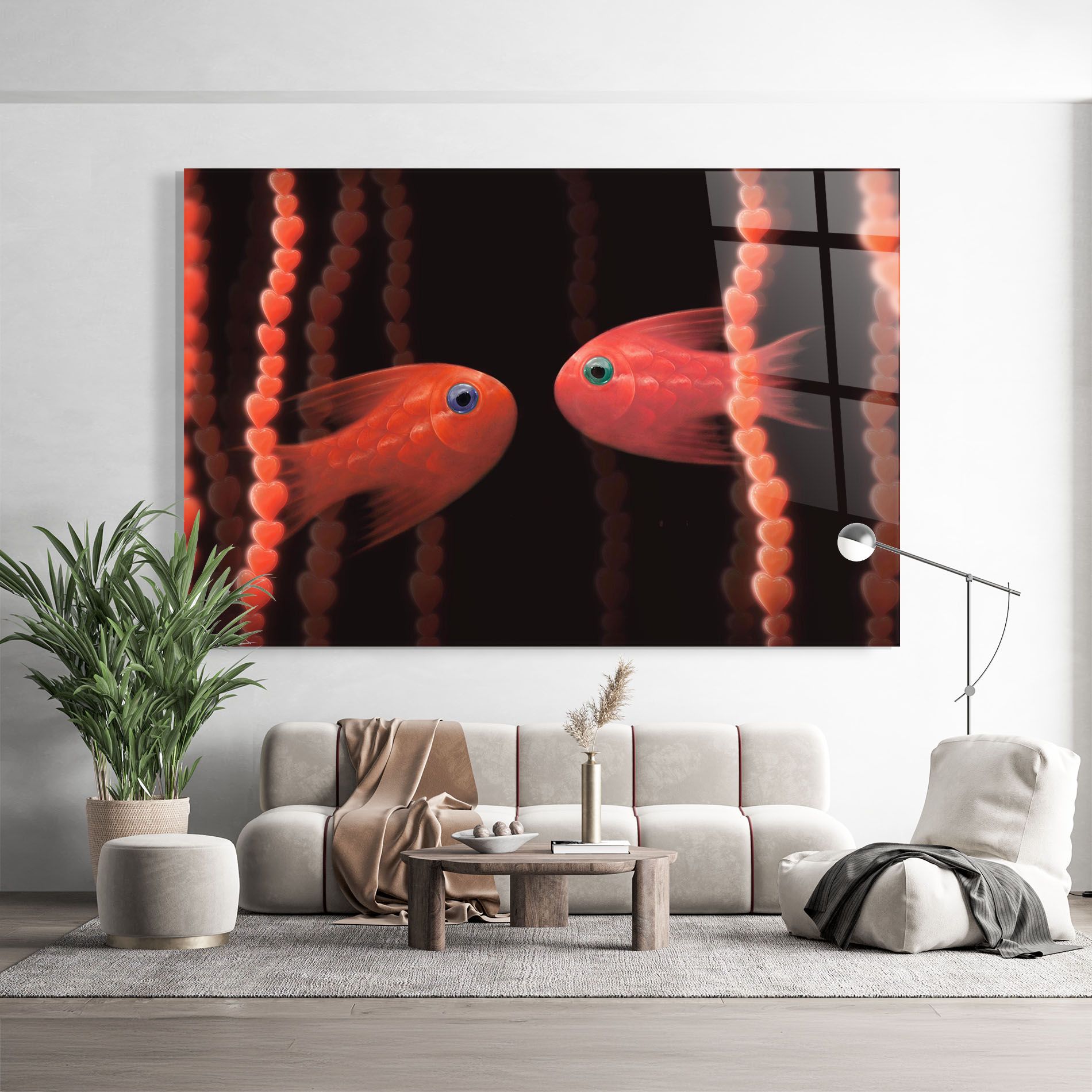 Orange Fish Heart mockup 9