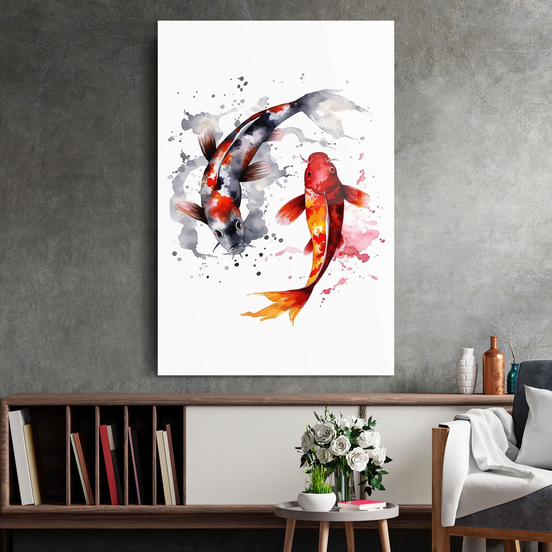 Beautiful Koi mockup 2