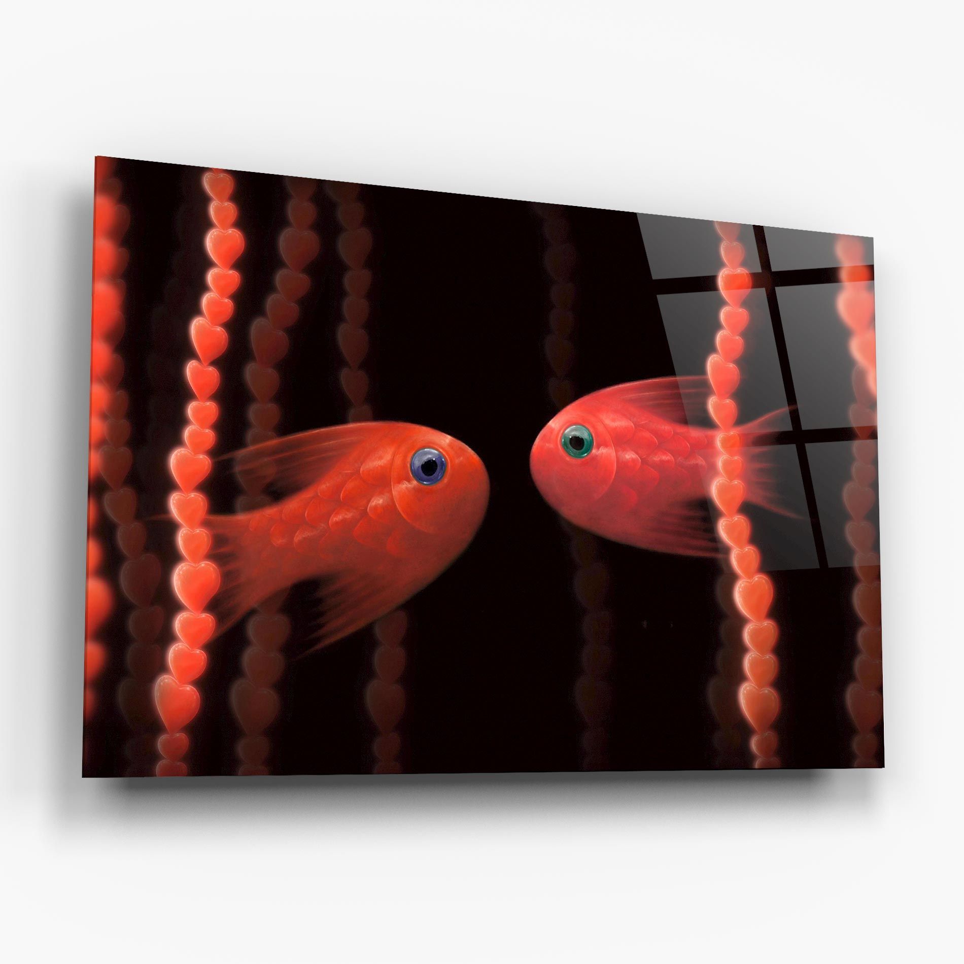 Orange Fish Heart mockup 6