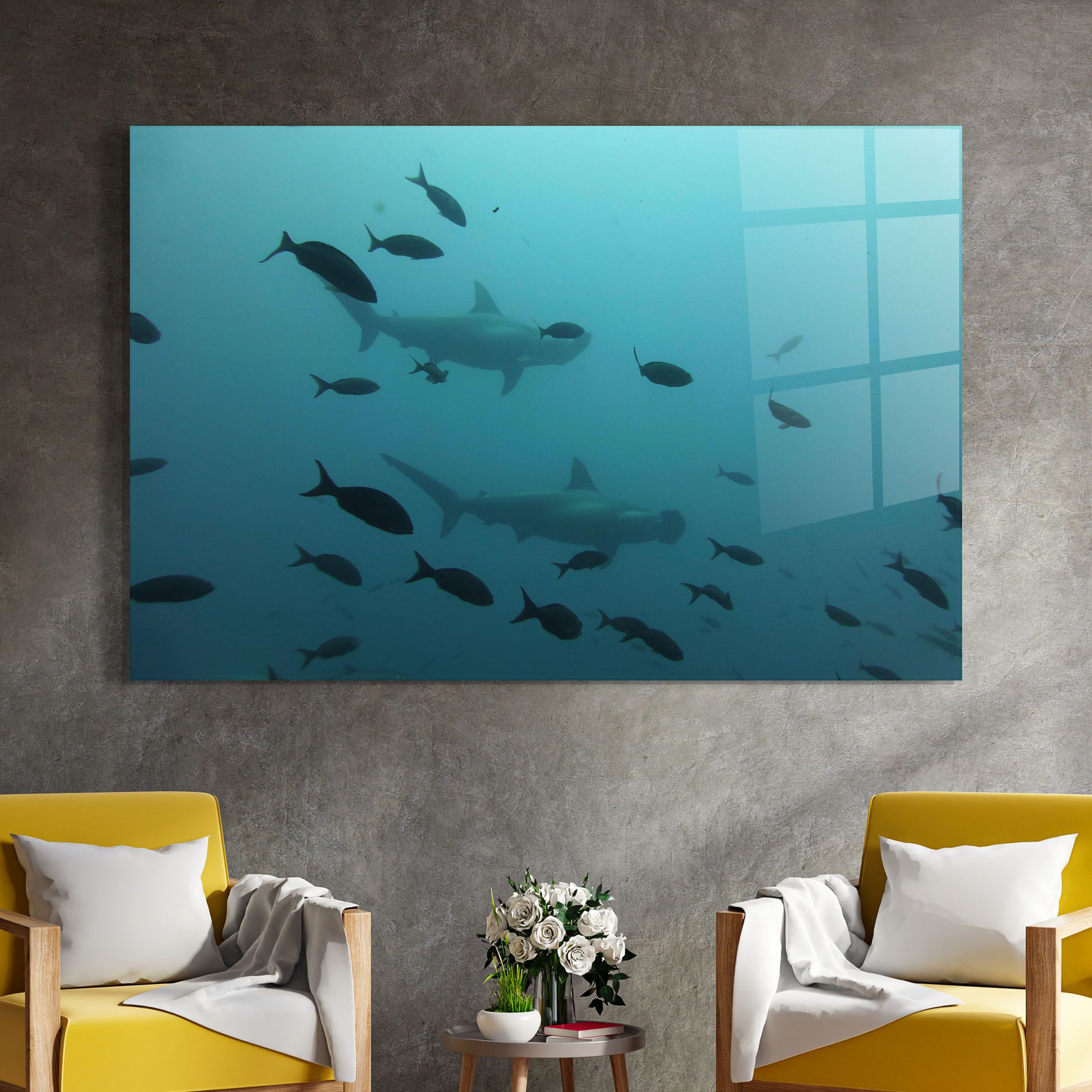 Fish Shilouette mockup 4