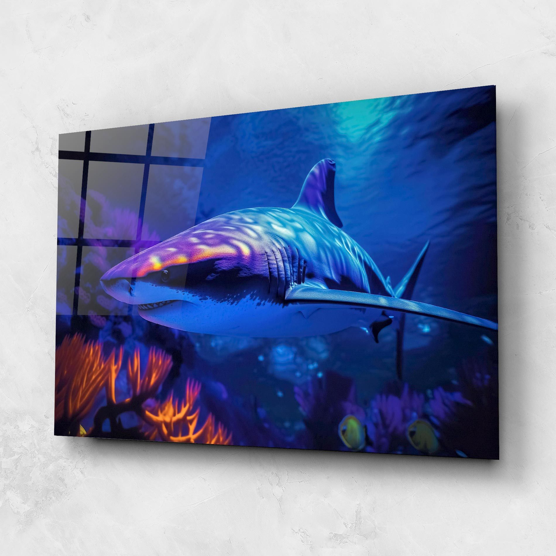 Blue Light Shark mockup 1