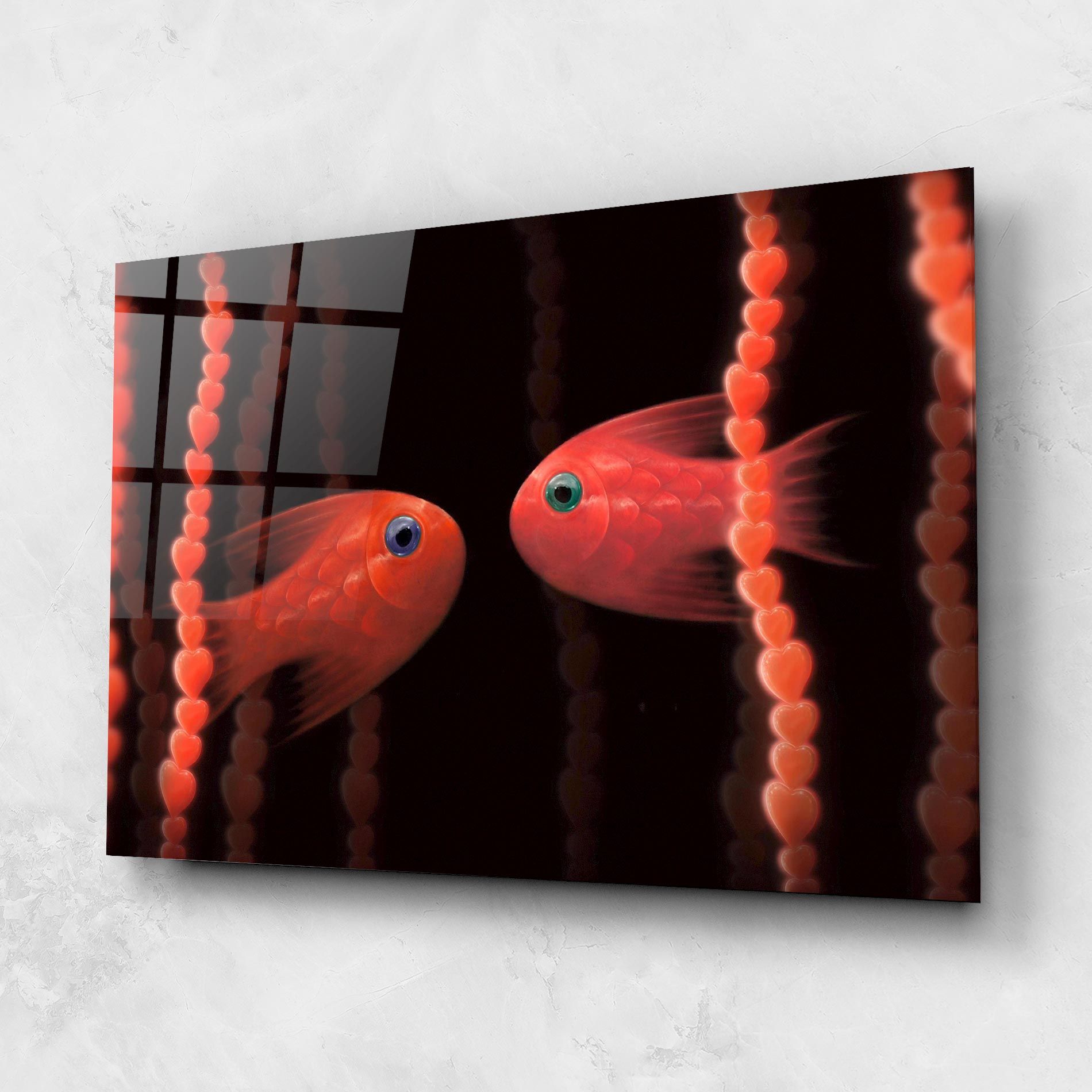 Orange Fish Heart mockup 1