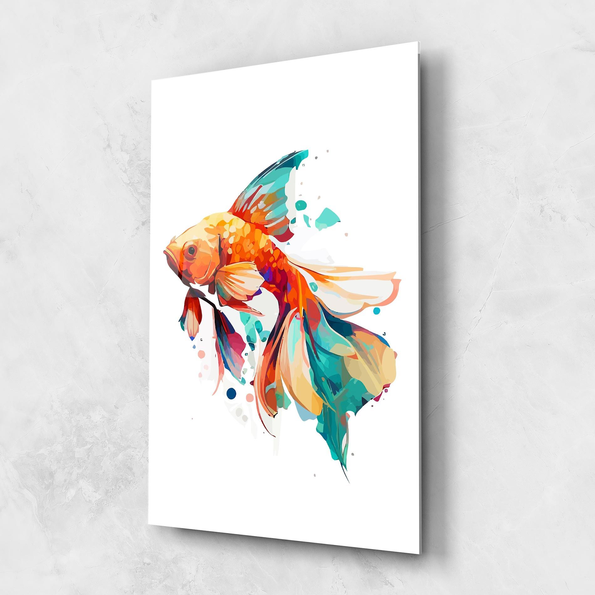 Blue Orange Fish mockup 1