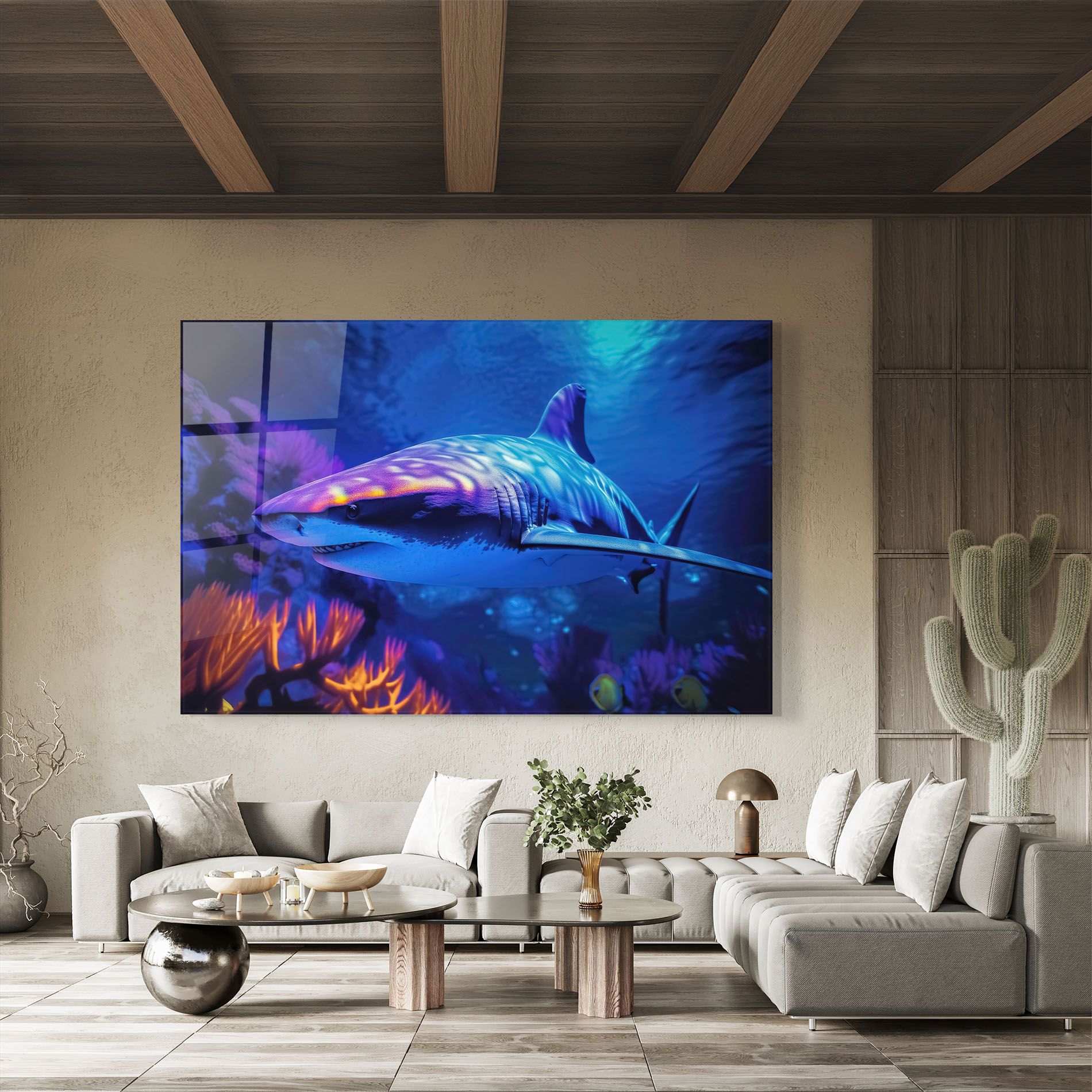 Blue Light Shark mockup 8