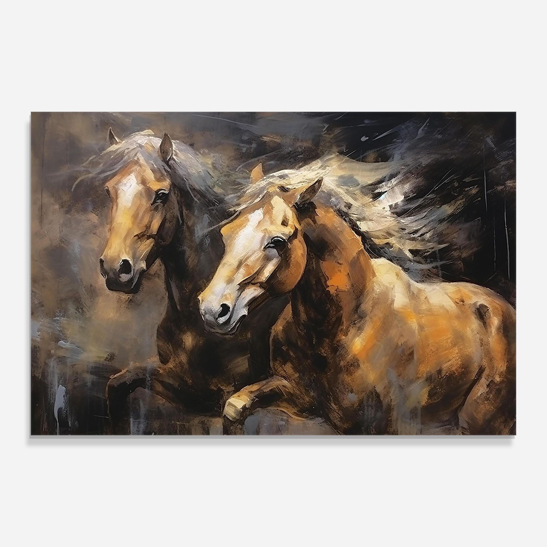 Brown Horses Running mockup 0