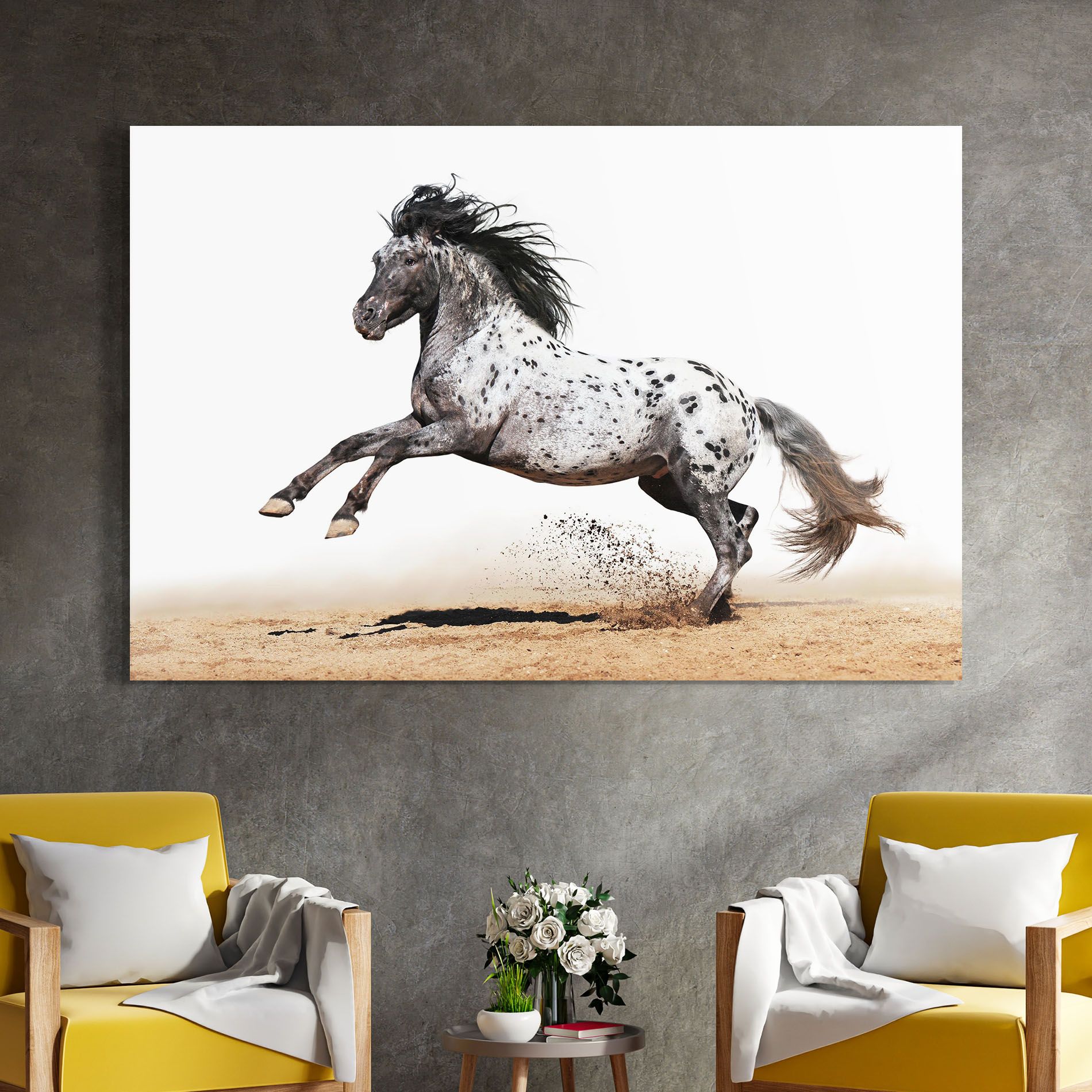 Appaloosa Horse Running mockup 4