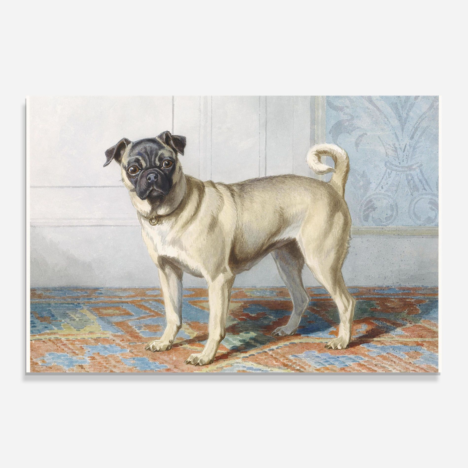 Cute Cream Dog mockup 0