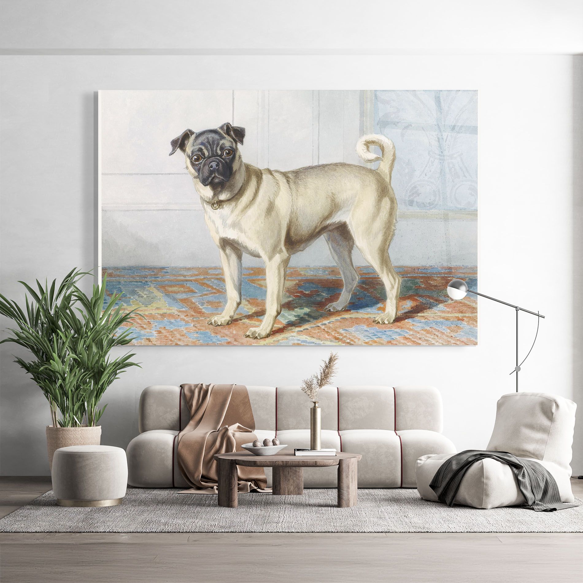 Cute Cream Dog mockup 9