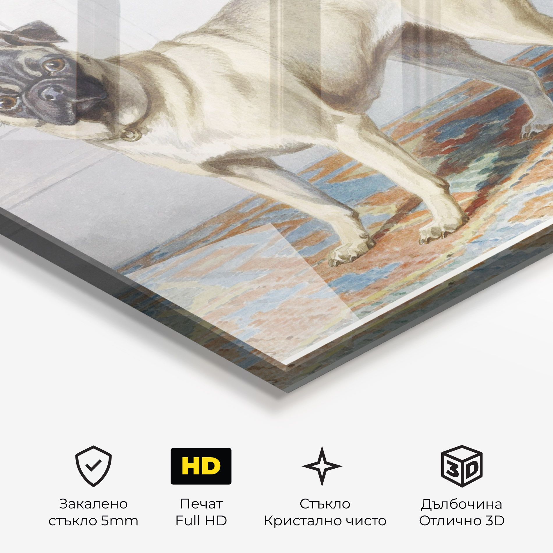 Cute Cream Dog mockup 3