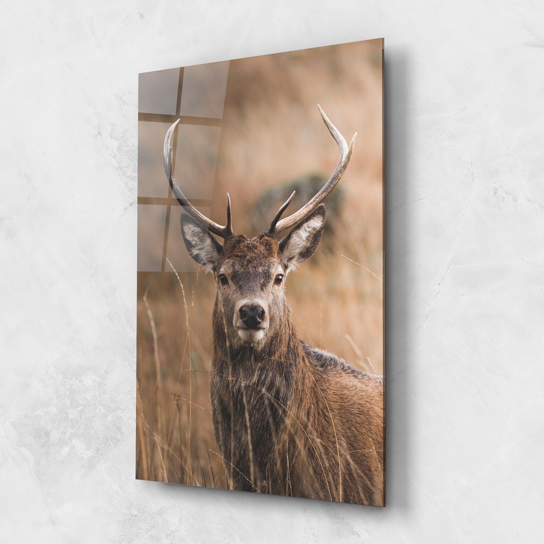 Стъклена картина Majestic Deer mockup 1