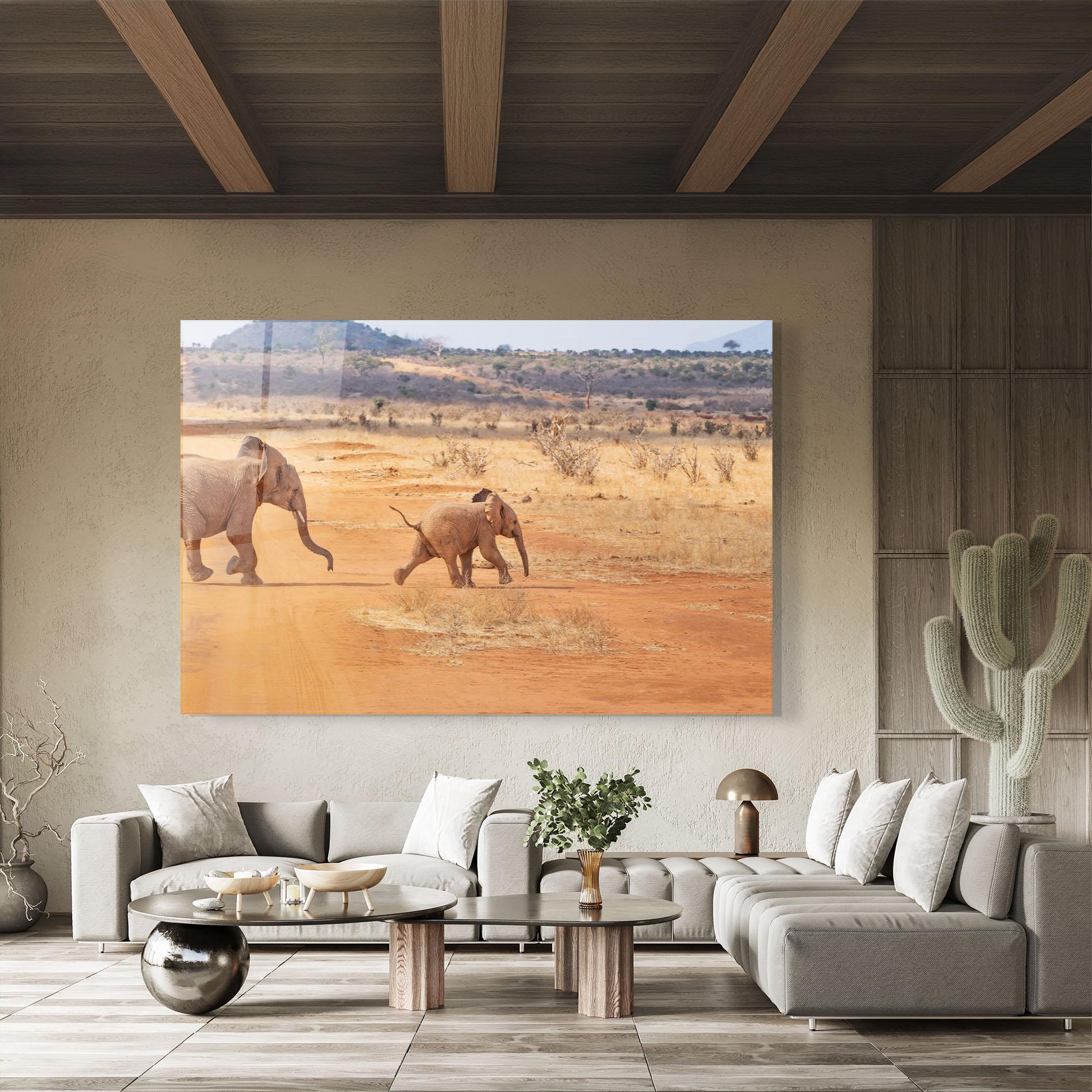 Стъклена картина Desert Safari mockup 8