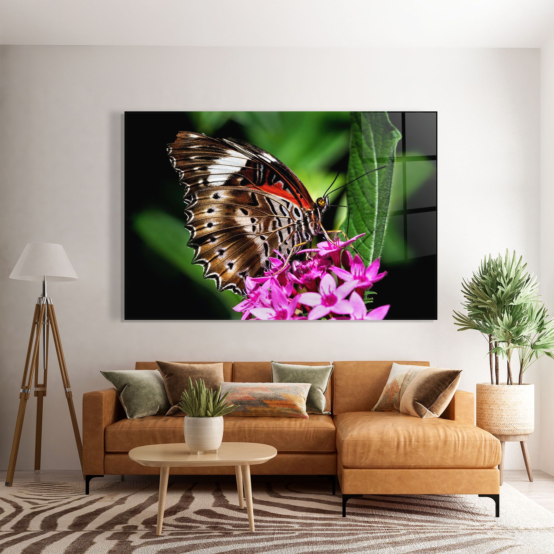 Brown Red Butterfly mockup 7