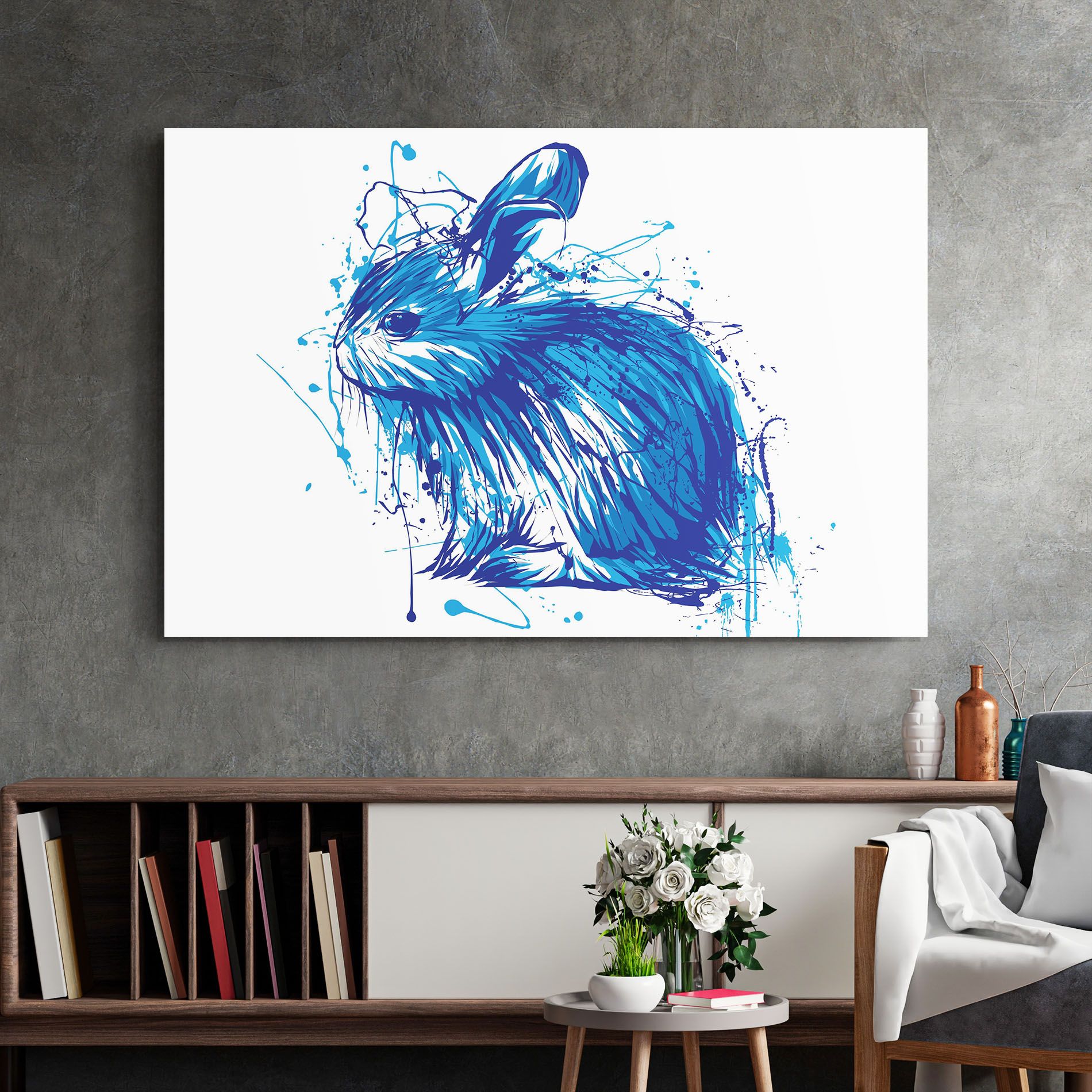 Blue Bunny mockup 2