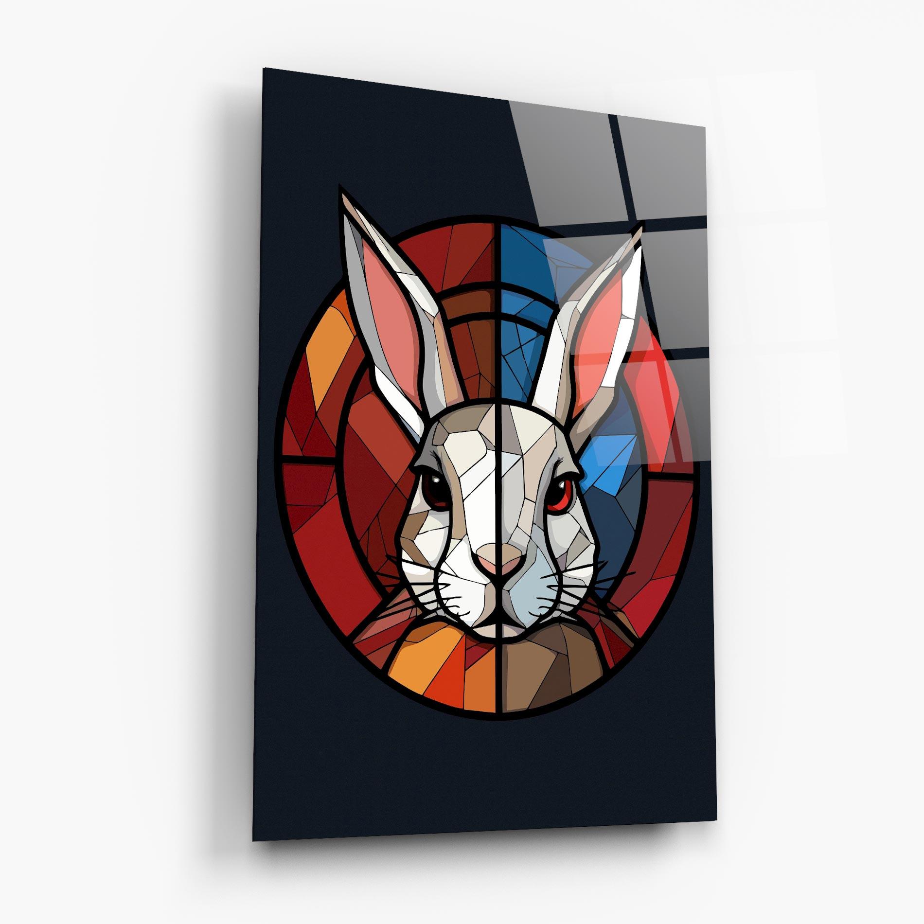 Стъклена картина Bunny mockup 6