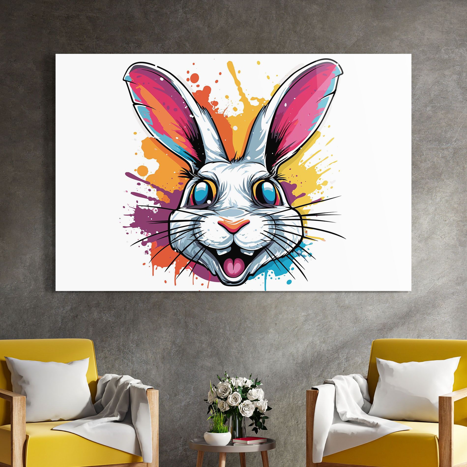 Crazy Bunny mockup 4