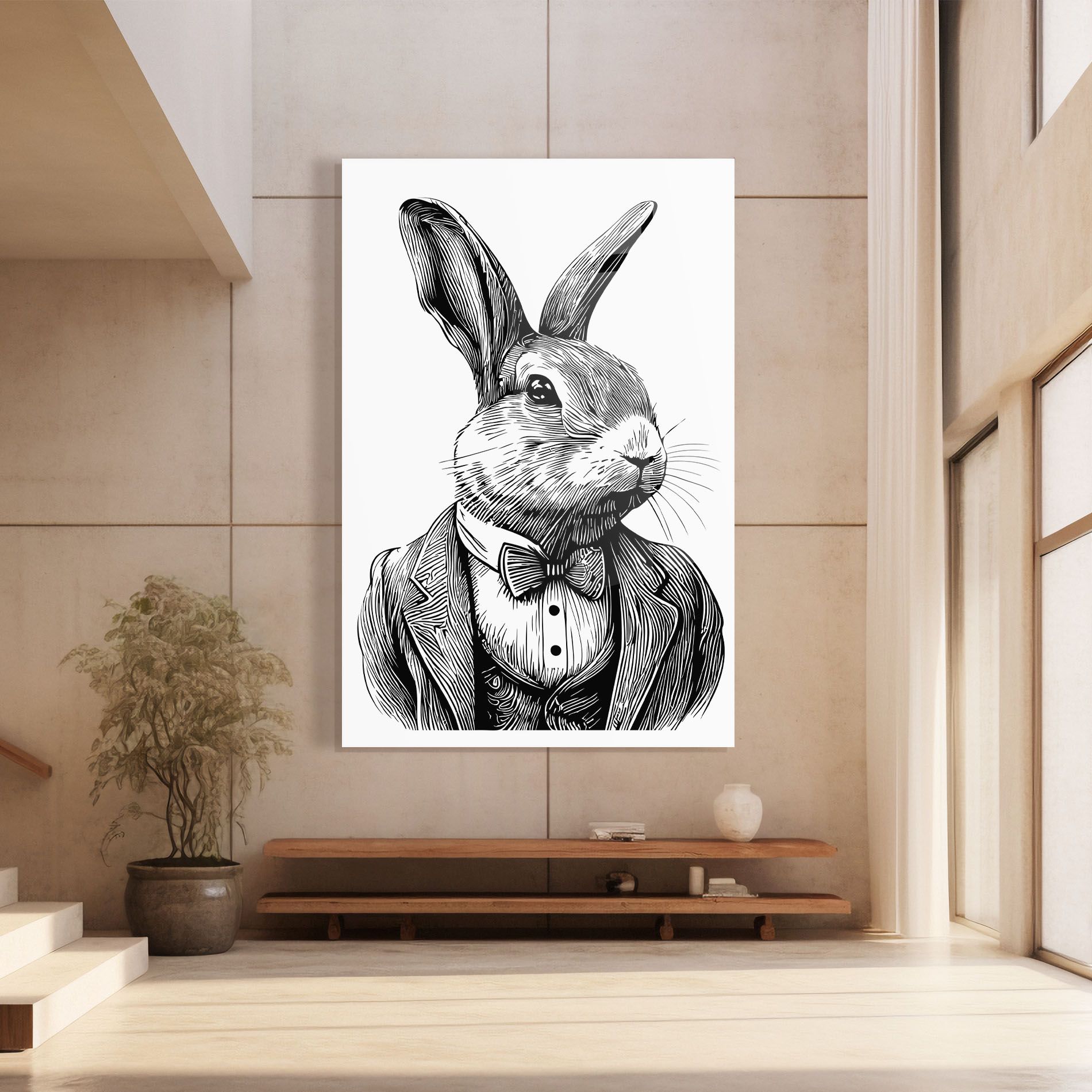 Bunny In Suit mockup 8