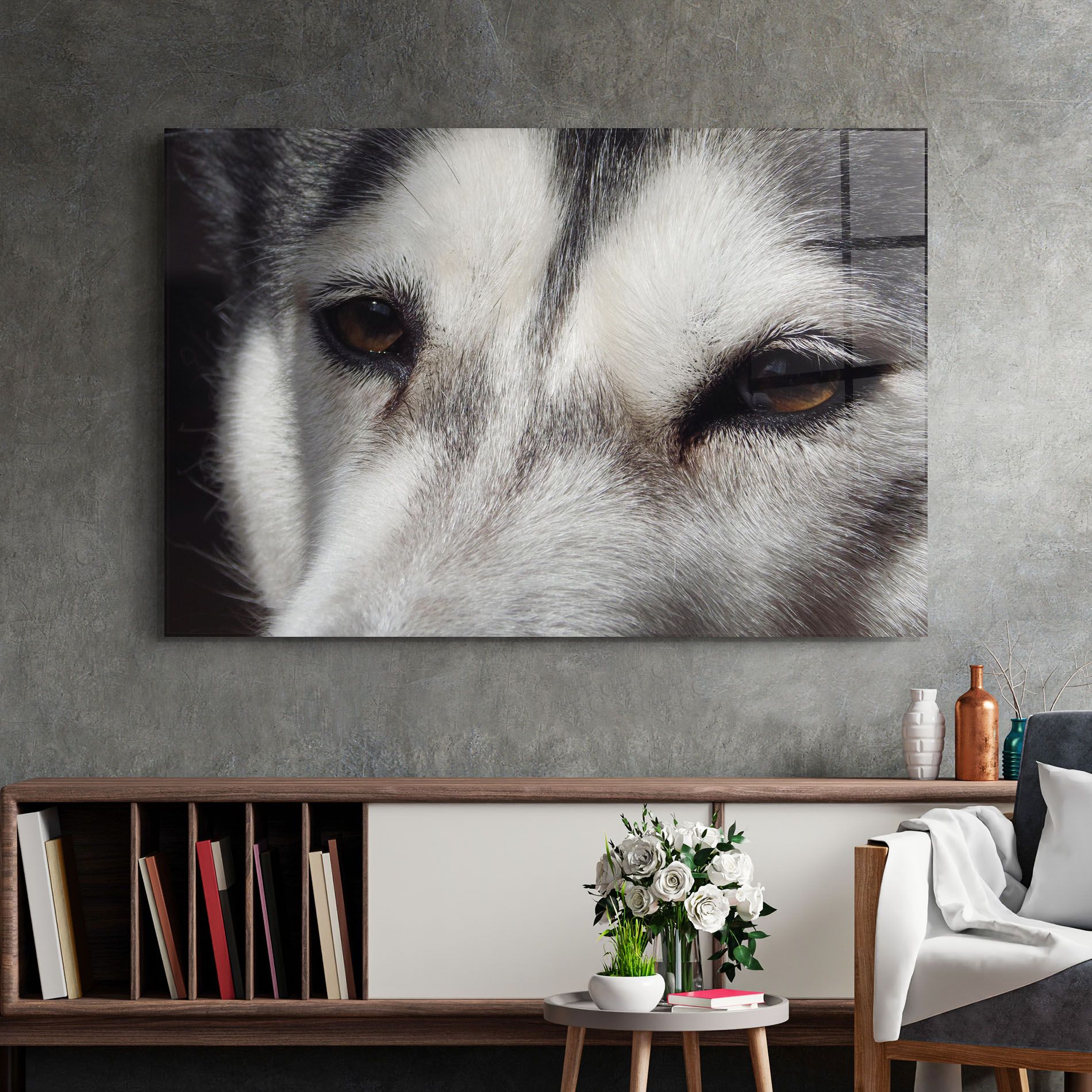 Close Up Wolf mockup 2