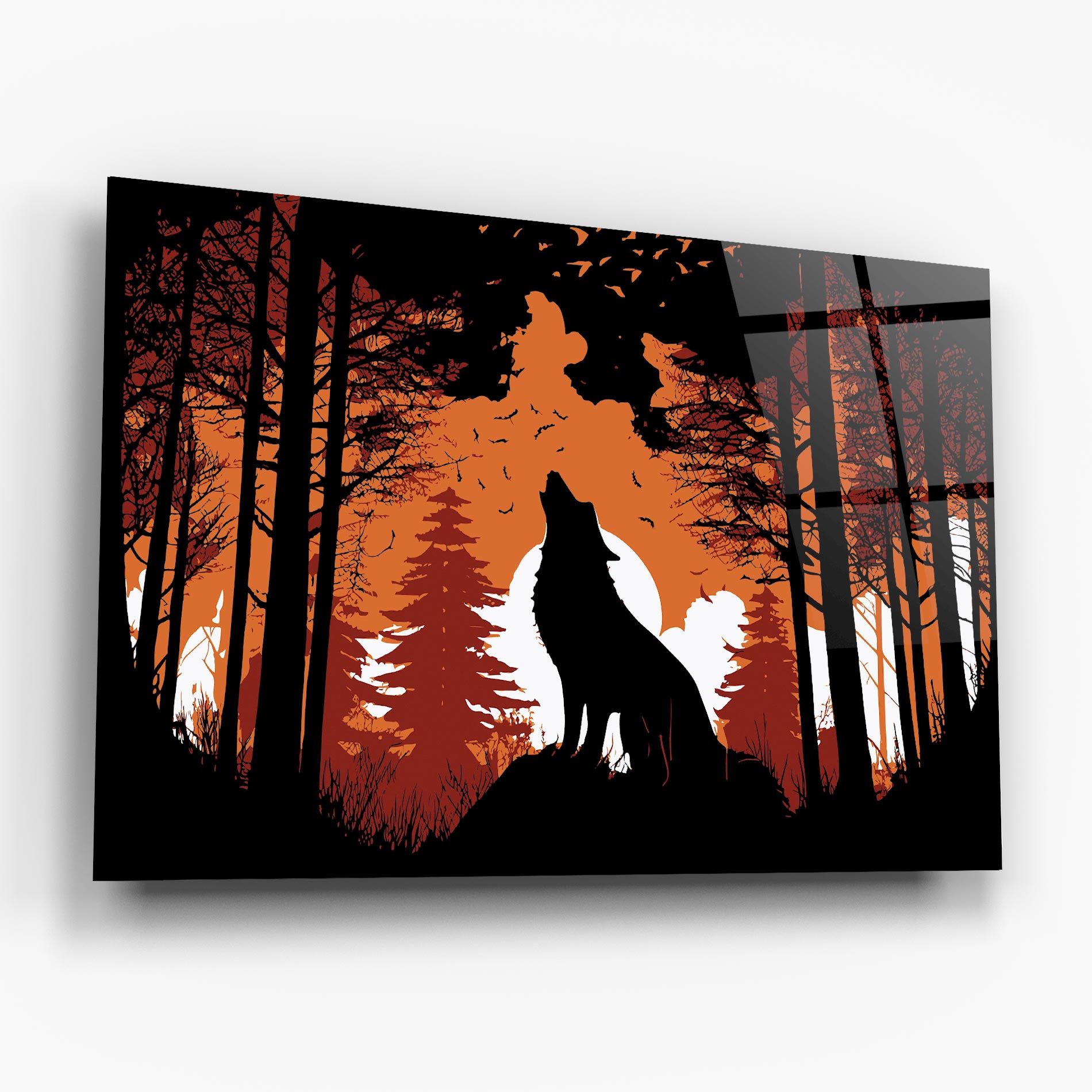 Orange Sky Wolf mockup 6